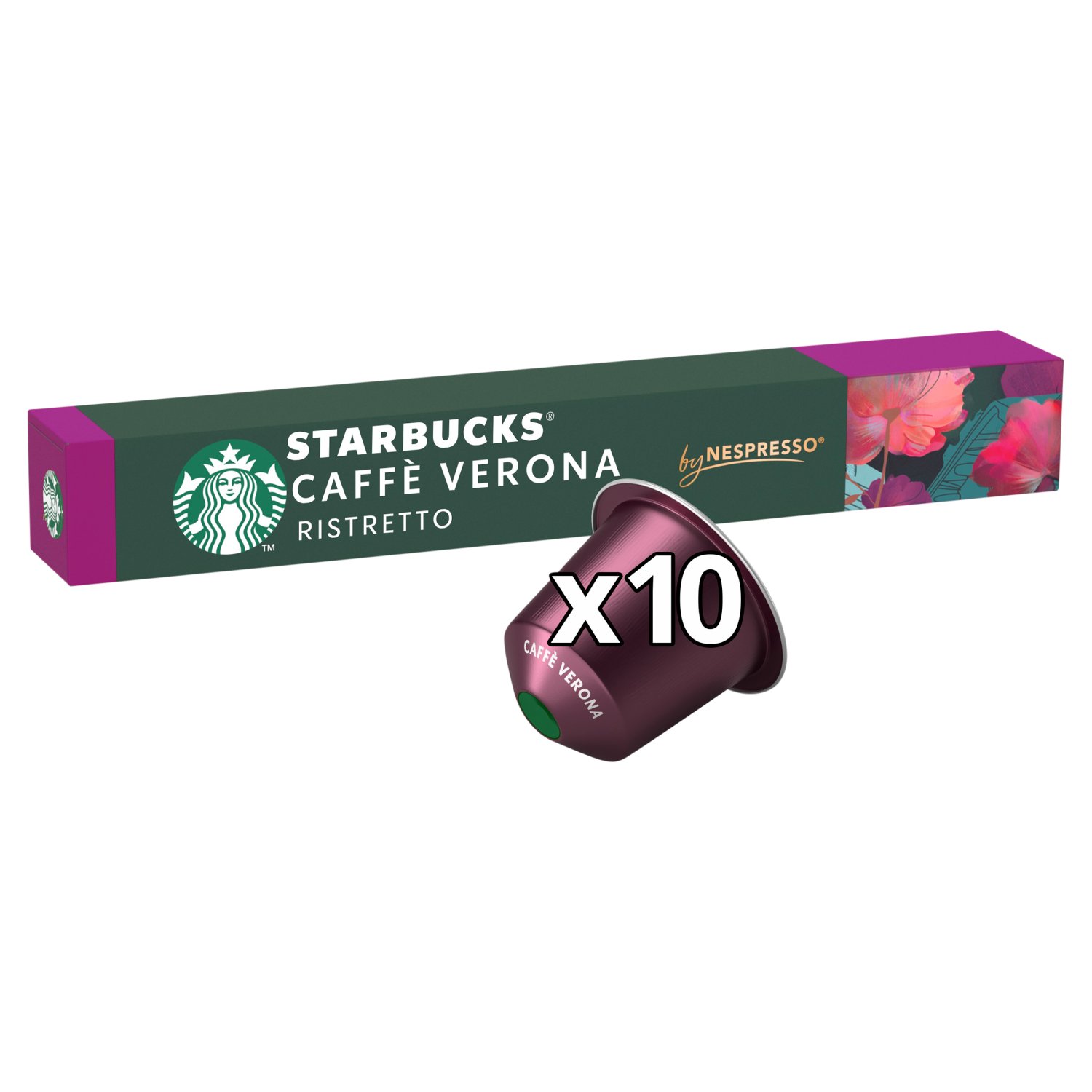 Starbucks Caffe Verona Nespresso Coffee Capsules 10 Pack (55 g)