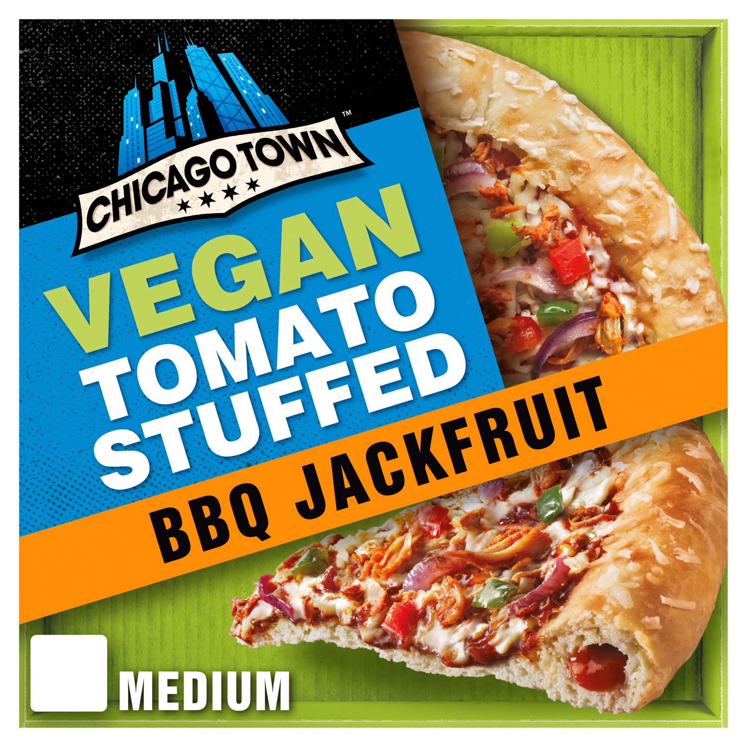 Chicago Town Sticky BBQ Jackfruit Vegan Pizza (490 g)