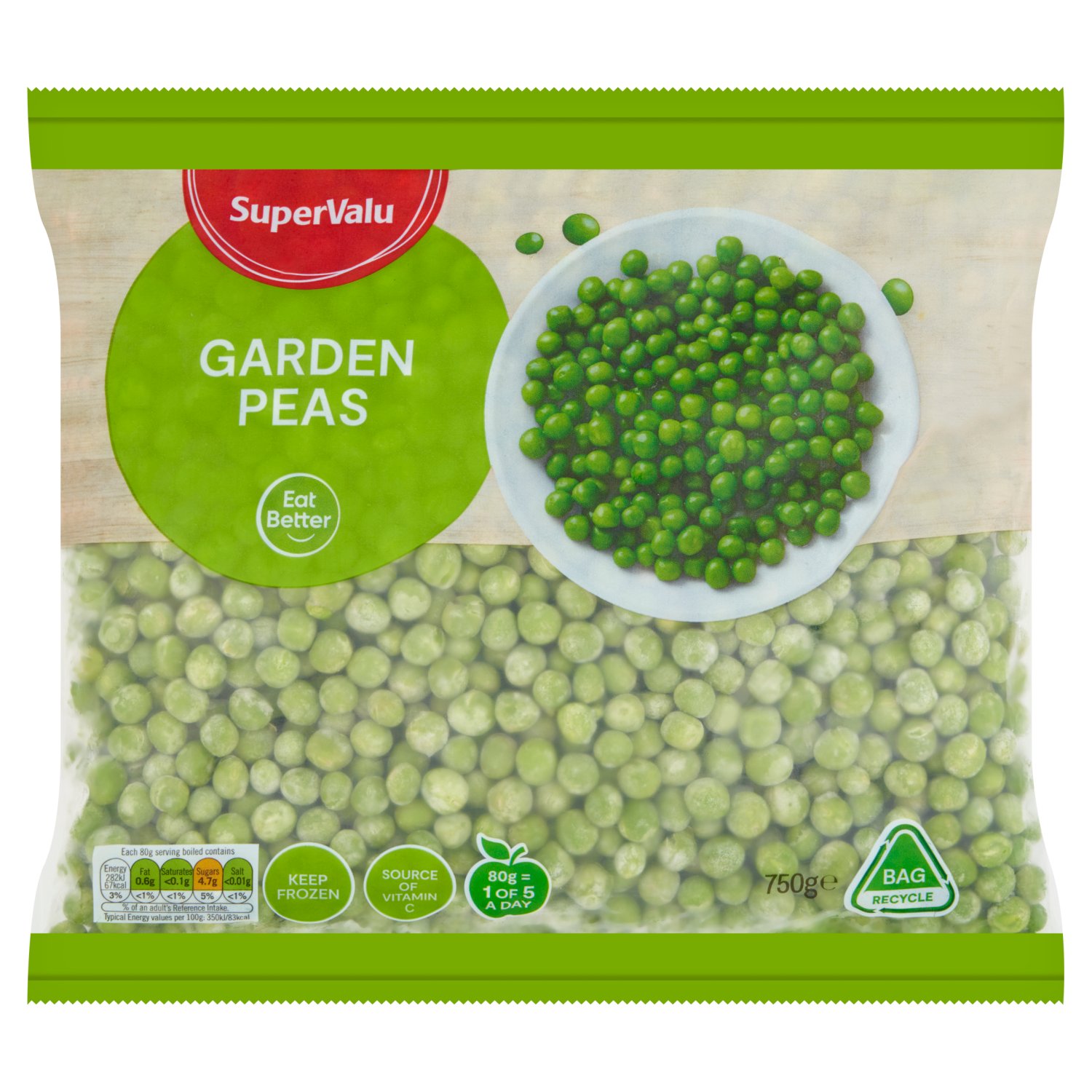 SuperValu Garden Peas (750 g)