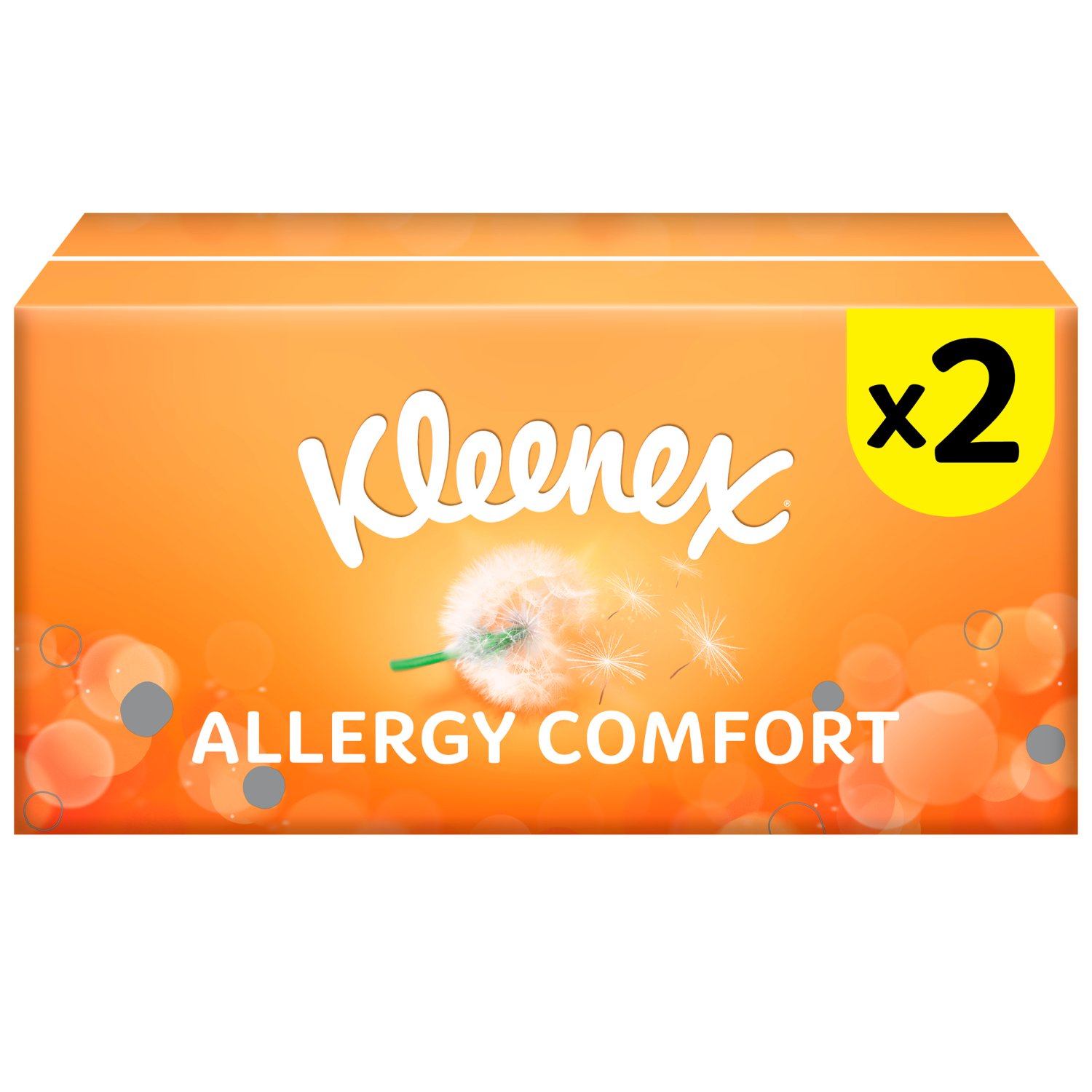 Kleenex Allergy Comfort Tissues Twin Pack (112 Sheets)