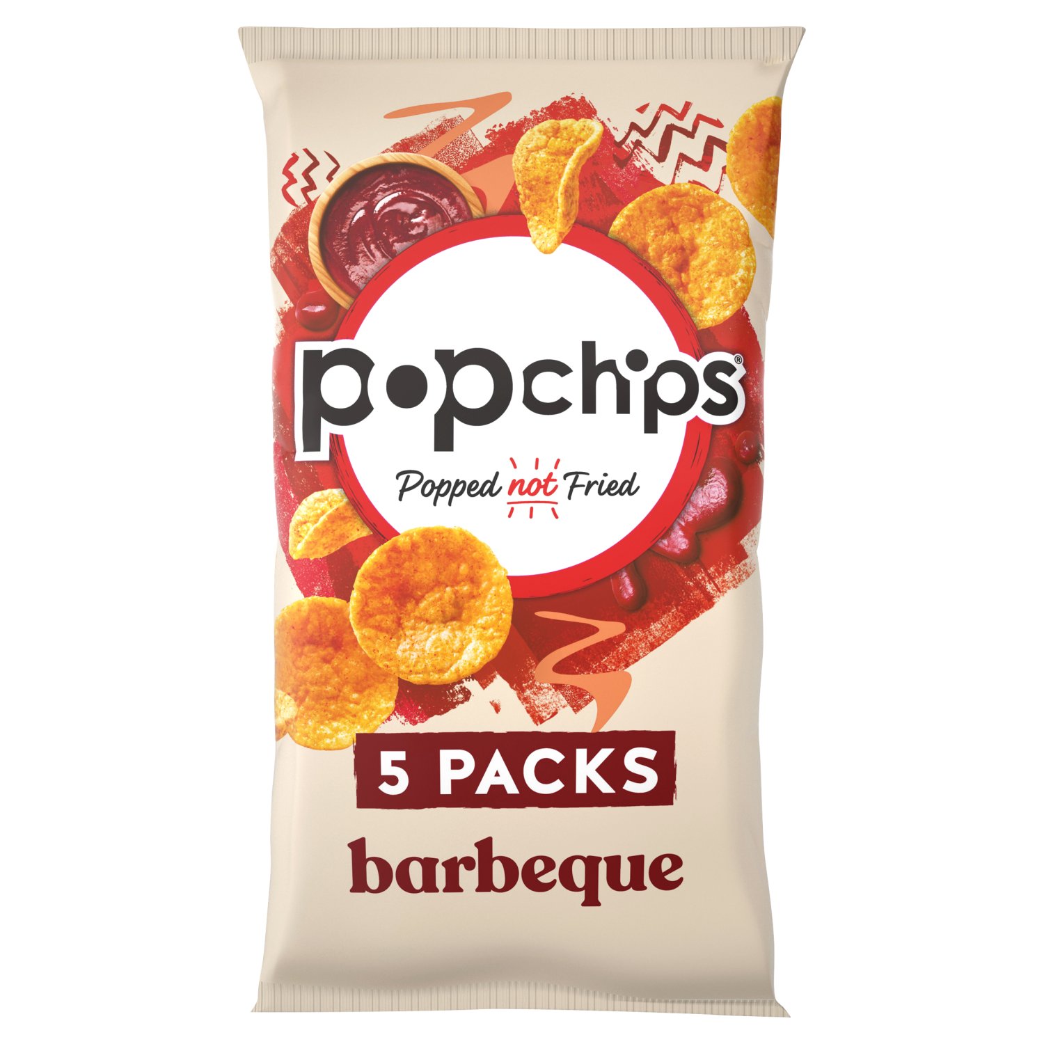 Popchips Barbeque Crisps 5 Pack (19 g)