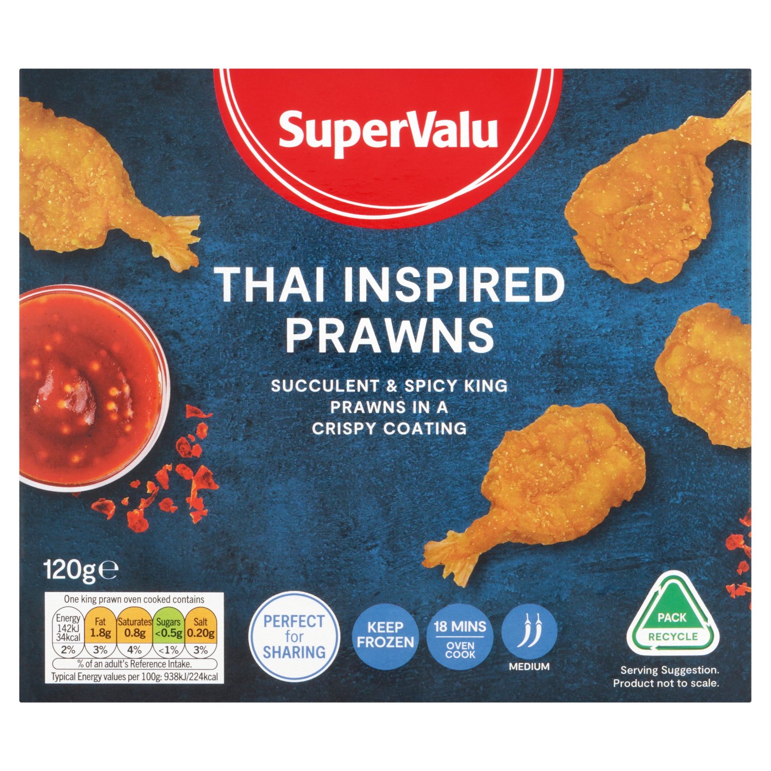 SuperValu Thai Inspired Prawns (120 g)