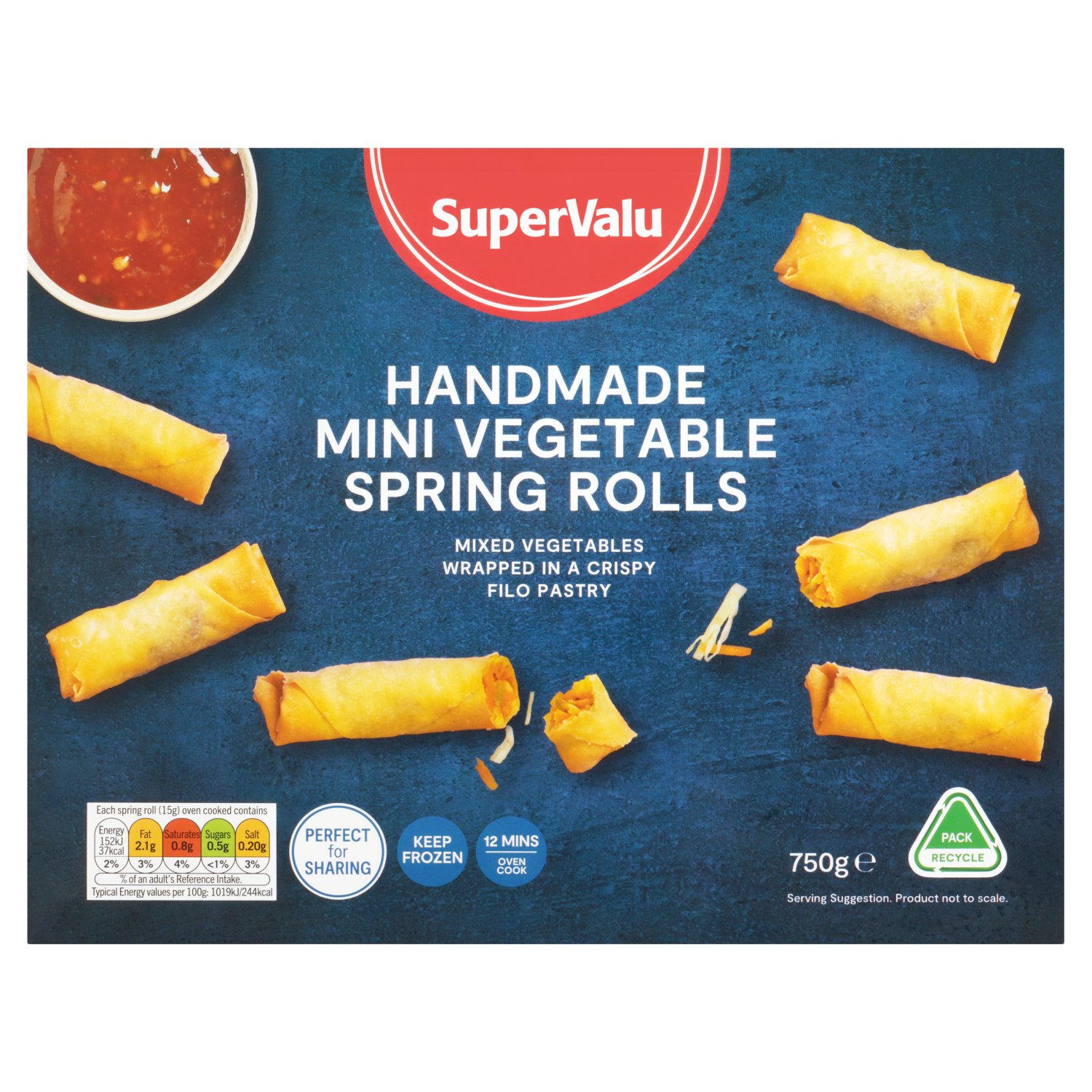 SuperValu Vegetable Spring Rolls (750 g)