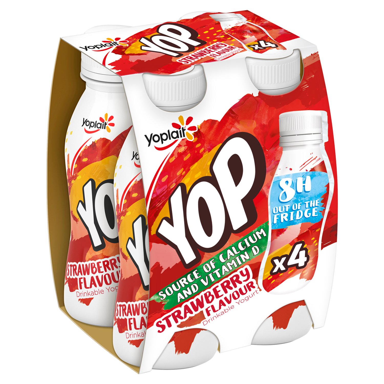 Yop Strawberry Yogurt Drink 4 Pack (180 g)