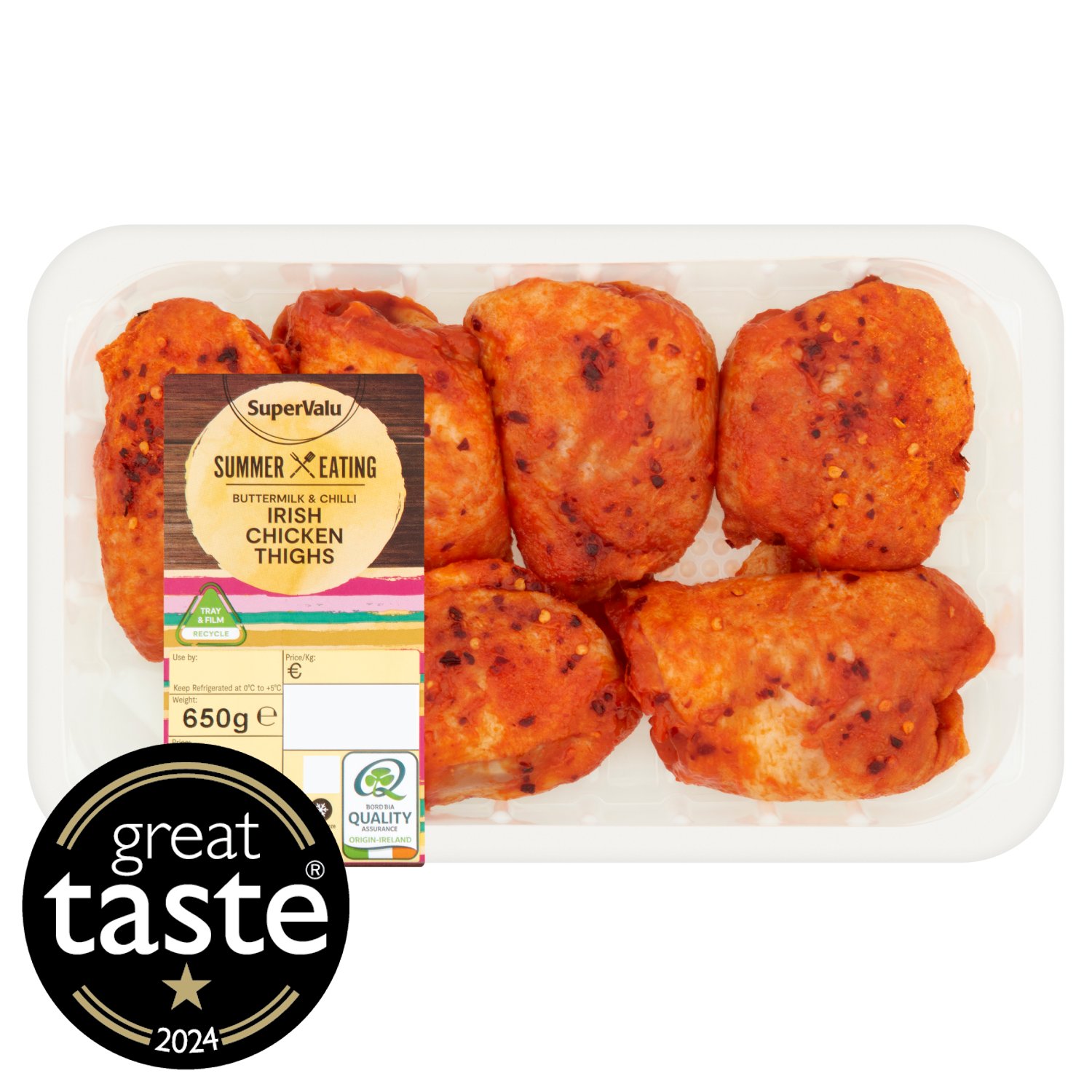 SuperValu Fresh Irish Buttermilk & Chilli Chicken Thighs (650 g)