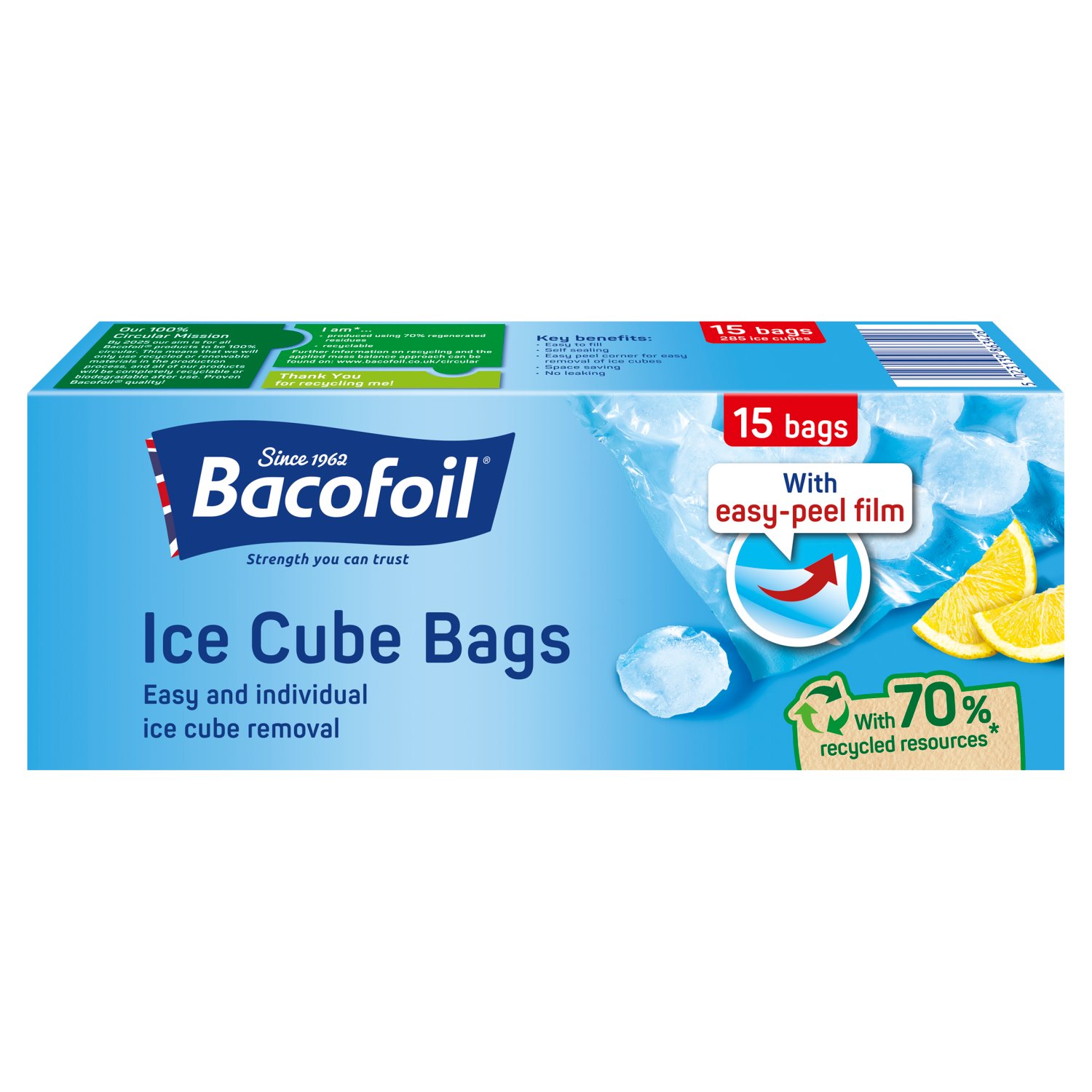 Bacofoil Ice Cube Bags  (15 Piece)