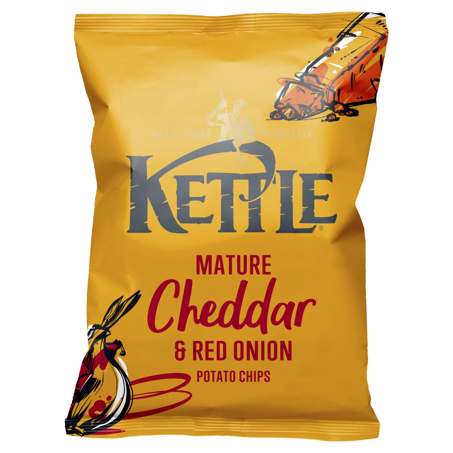 Kettle Crisps Irish Cheese & Onion (130 g)