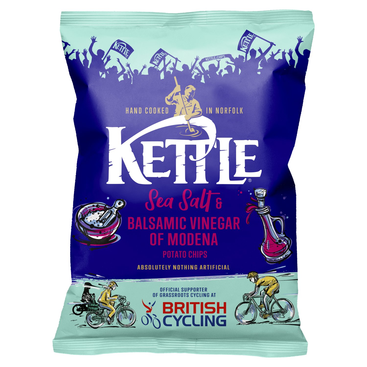 Kettle Crisps Salt & Vinegar (130 g)