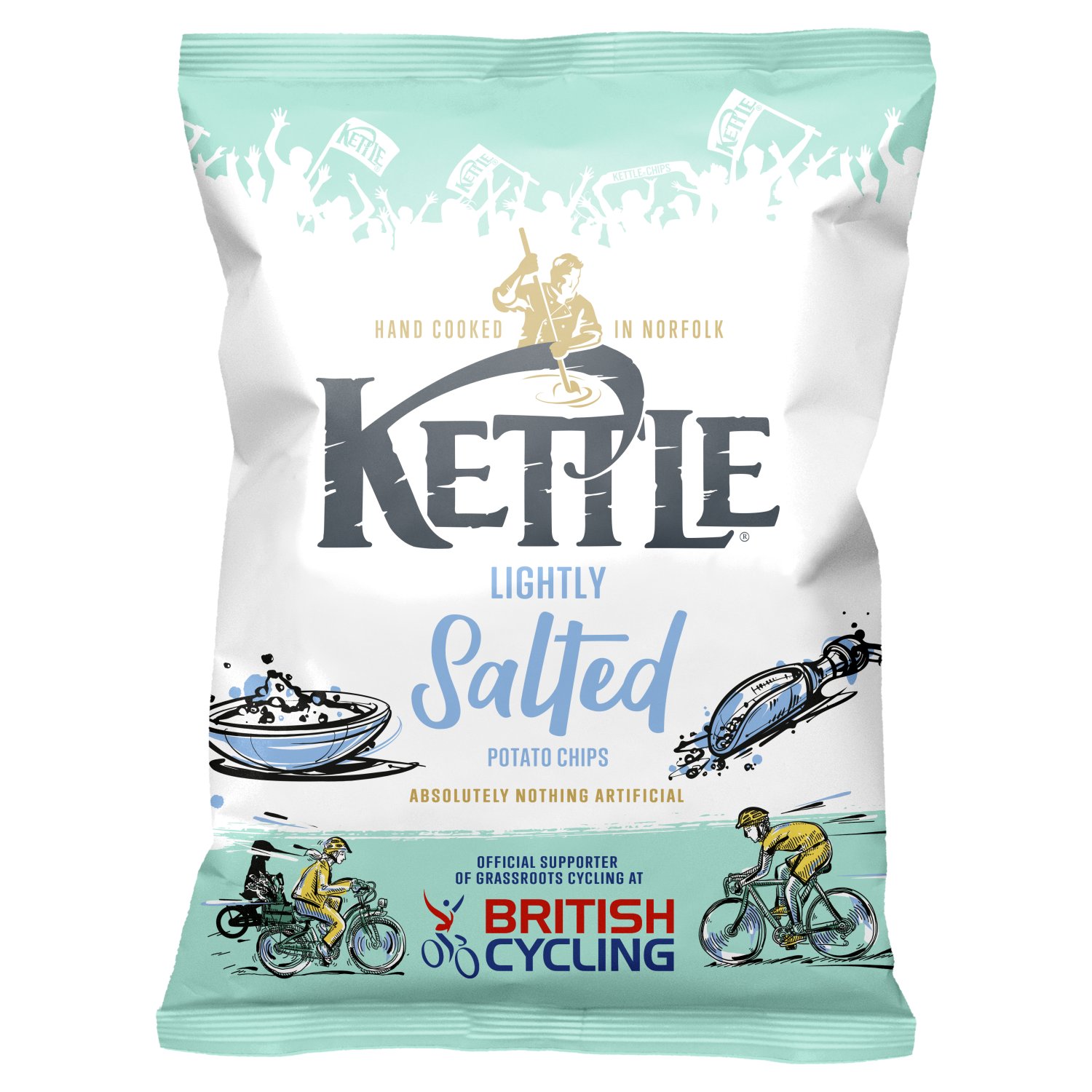 Kettle Lightly Salted Crisps (130 g)