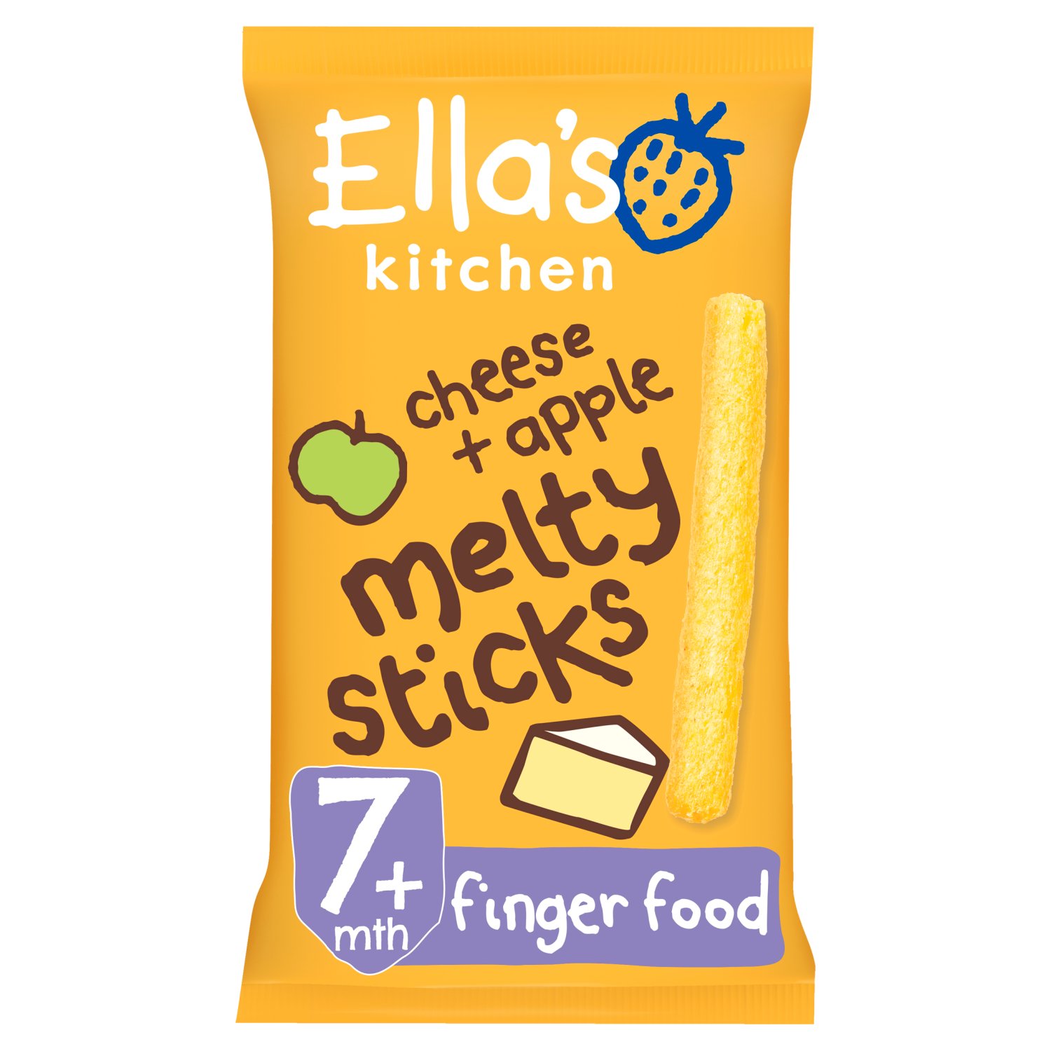 Ella's Kitchen Cheese & Apple Melty Sticks 7+ Months (16 g)