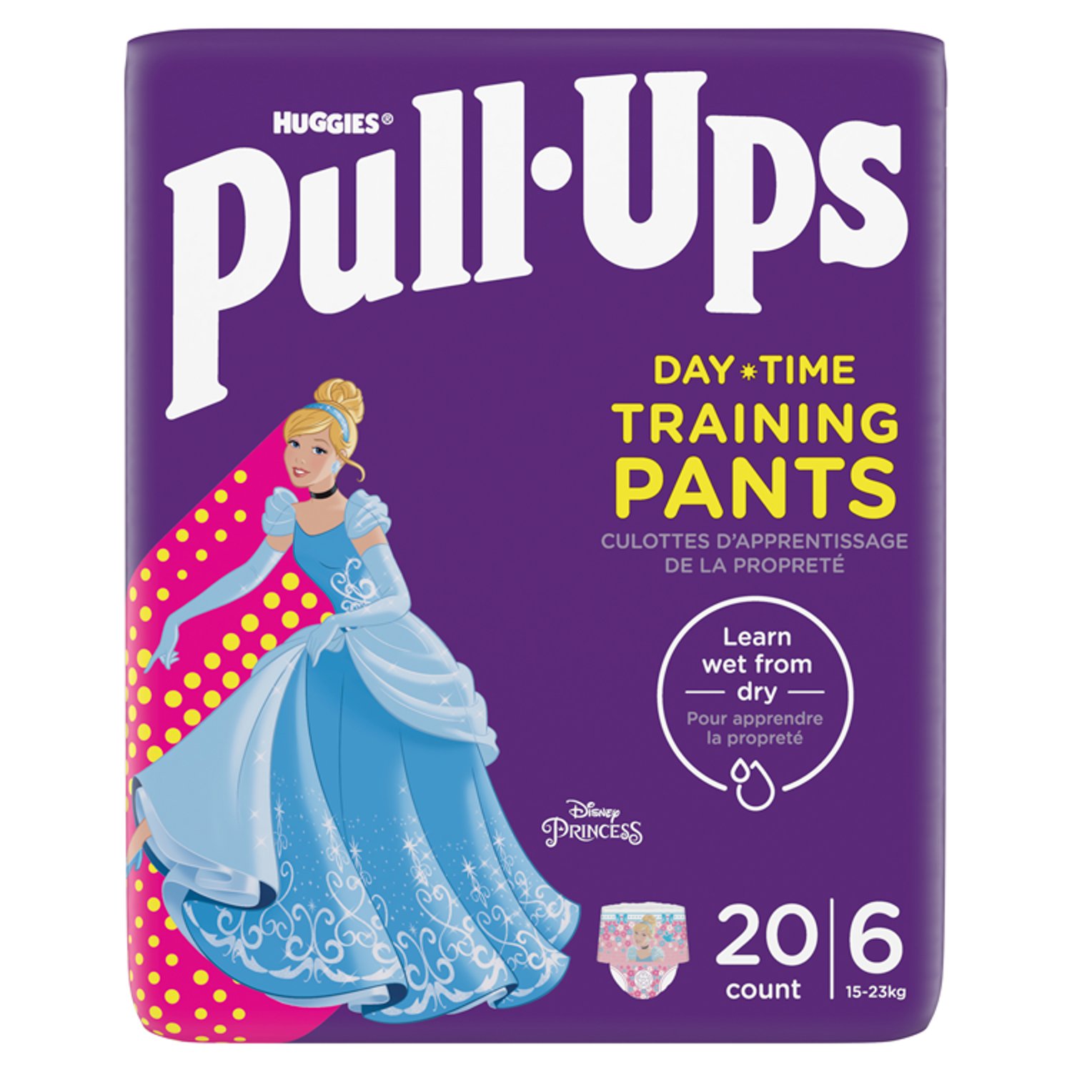 Huggies Pull-Ups Day Time Nappy Pants Girl Size 6 (20 Piece)