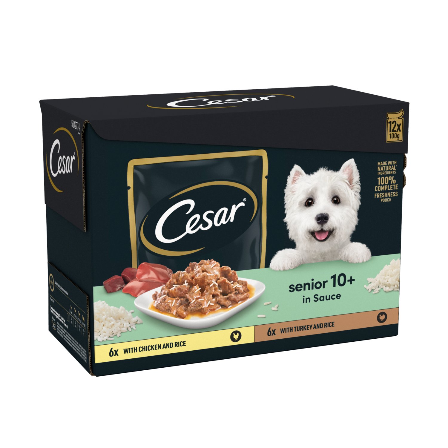 Cesar Pouch Senior Selection In Jelly (1.2 kg)