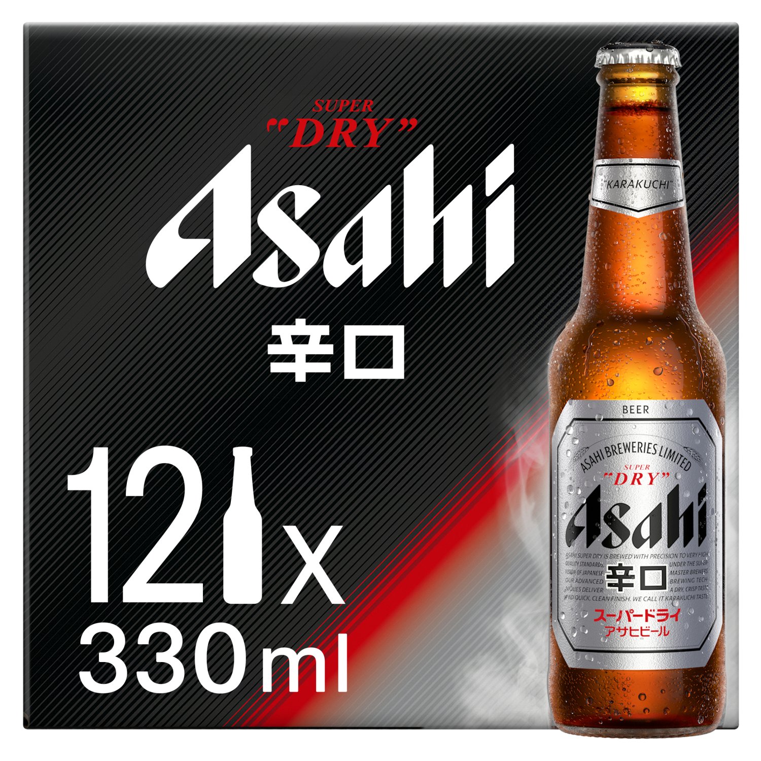 Asahi Super Dry Beer 12 Pack (330 ml)