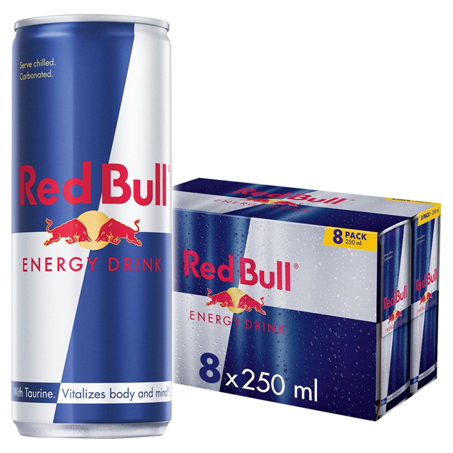 Red Bull Energy Drink Can 8 Pack (250 ml)