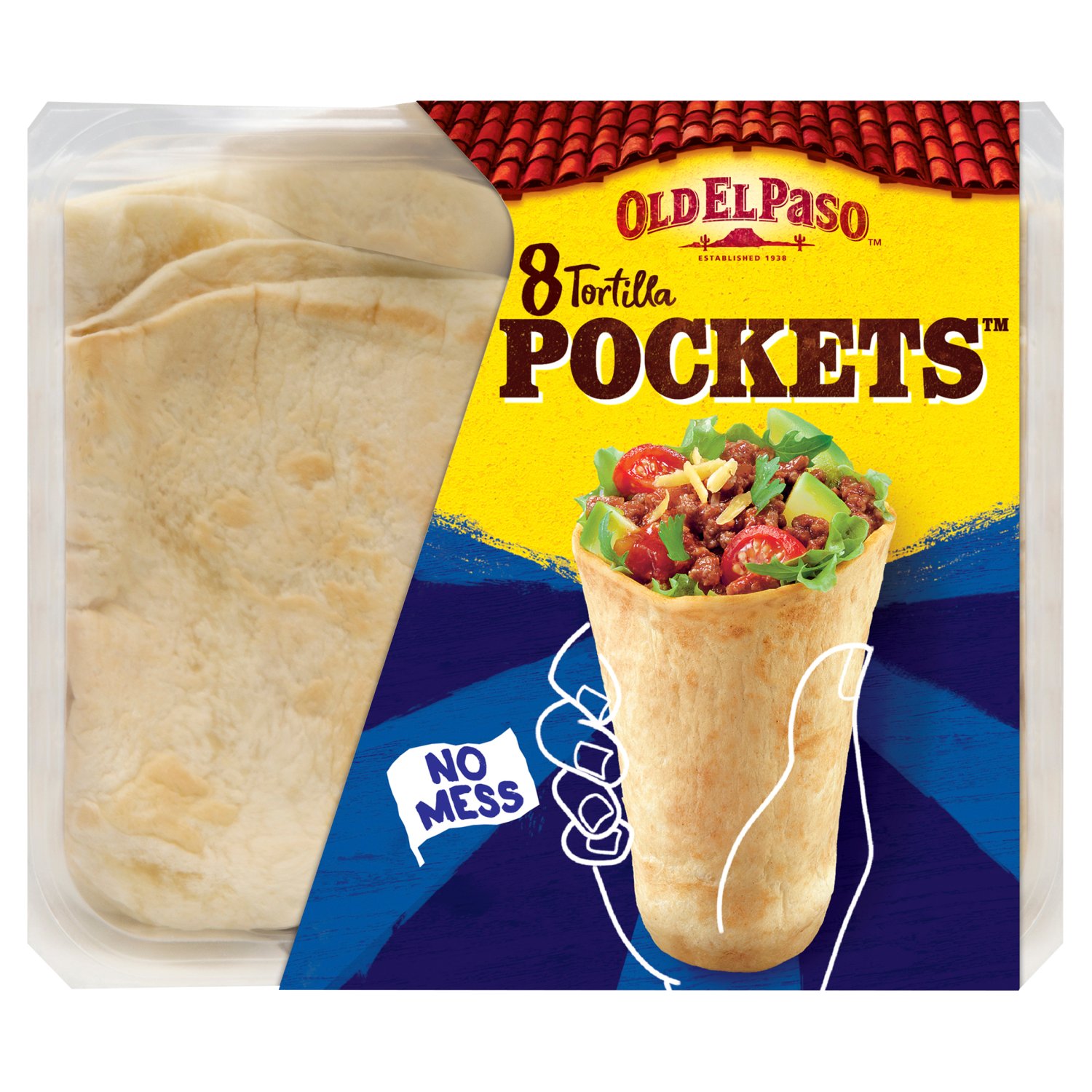 Old El Paso Tortilla Pockets 8 Pack (223 g)