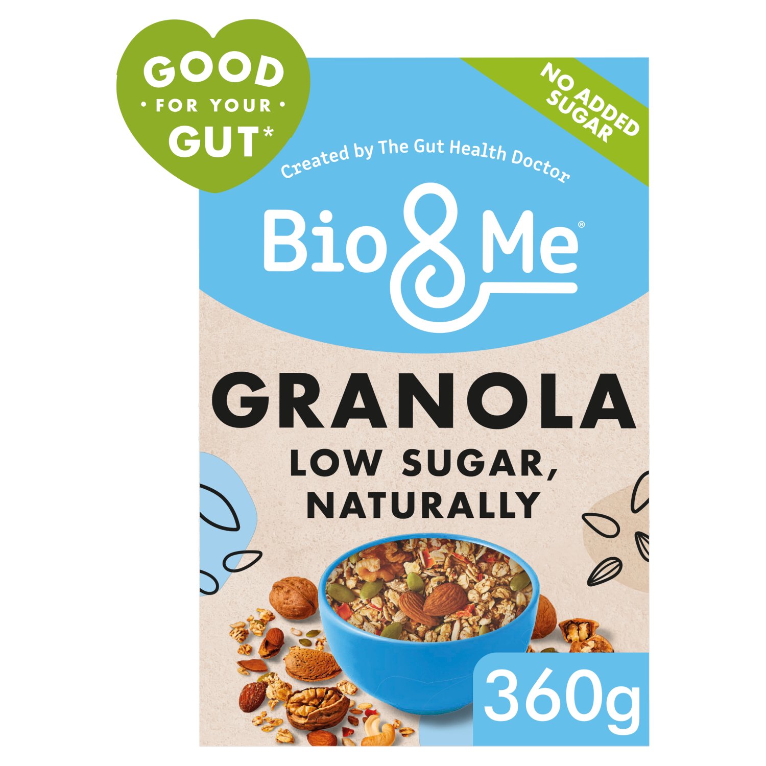 Bio & Me Low Sugar Gut-loving Granola (360 g)