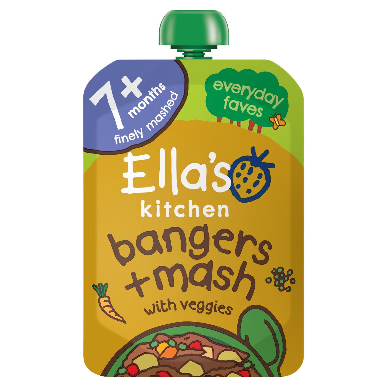 Ella's Kitchen Bangers & Mash with Veggies 7+Months (130 g)