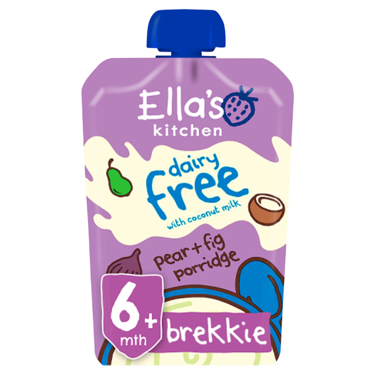 Ella's Kitchen Dairy Free Pear & Fig Porridge 6+Months (100 g)