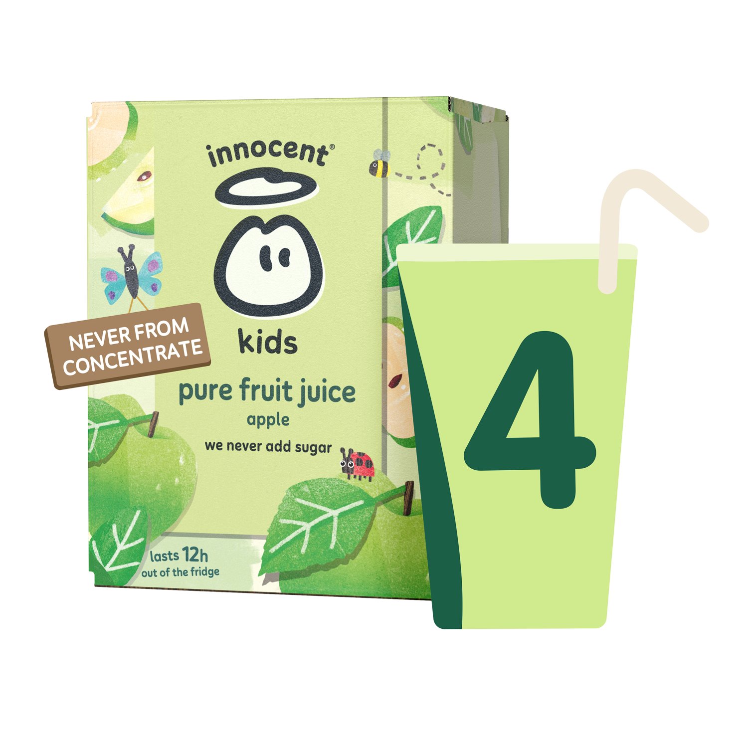 Innocent Kids Apple Juice 4 Pack 600 ml Storefront EN