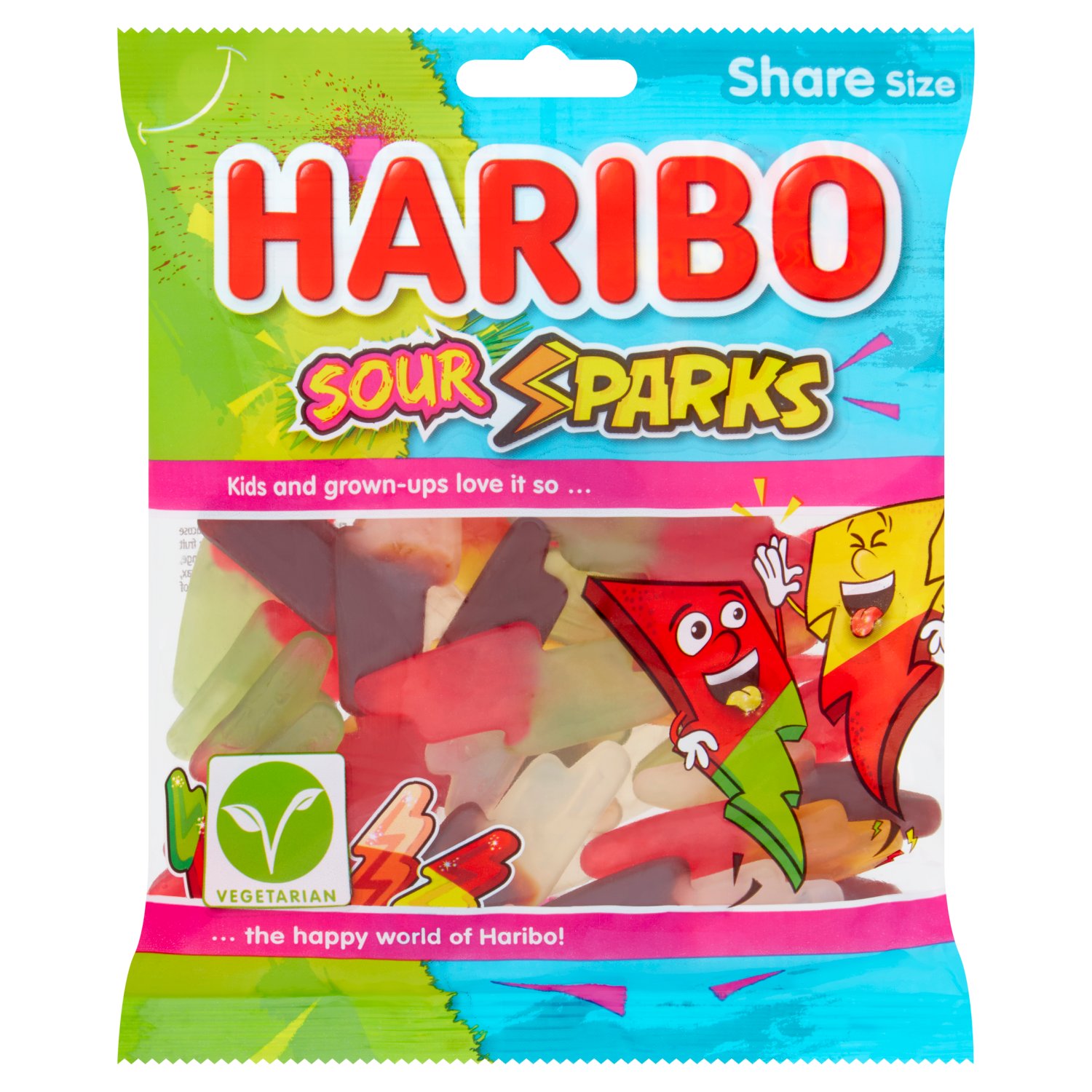 Haribo Sour Sparks Bag (160 g)