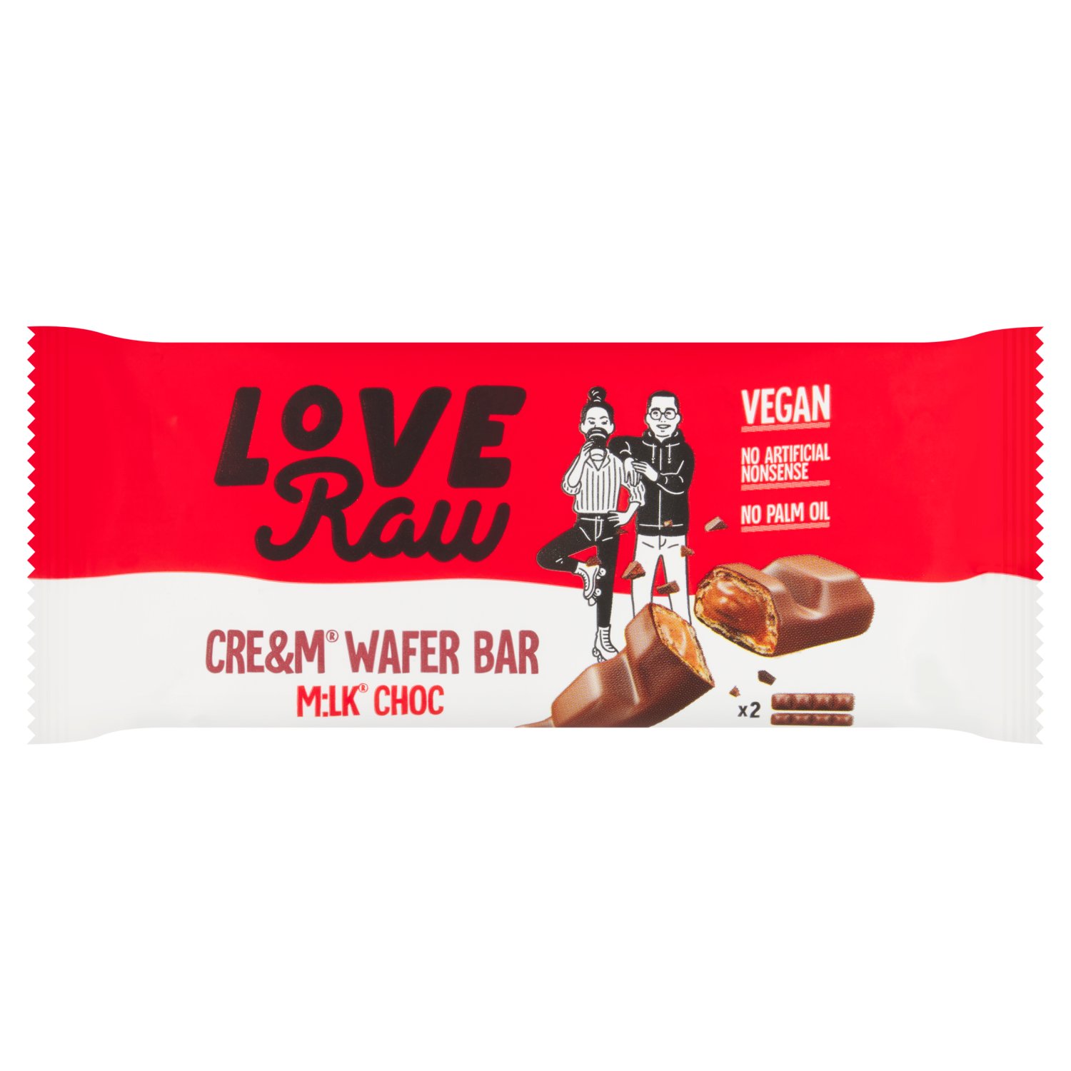 Love Raw Vegan Cream Filled Wafer Bar (43 g)