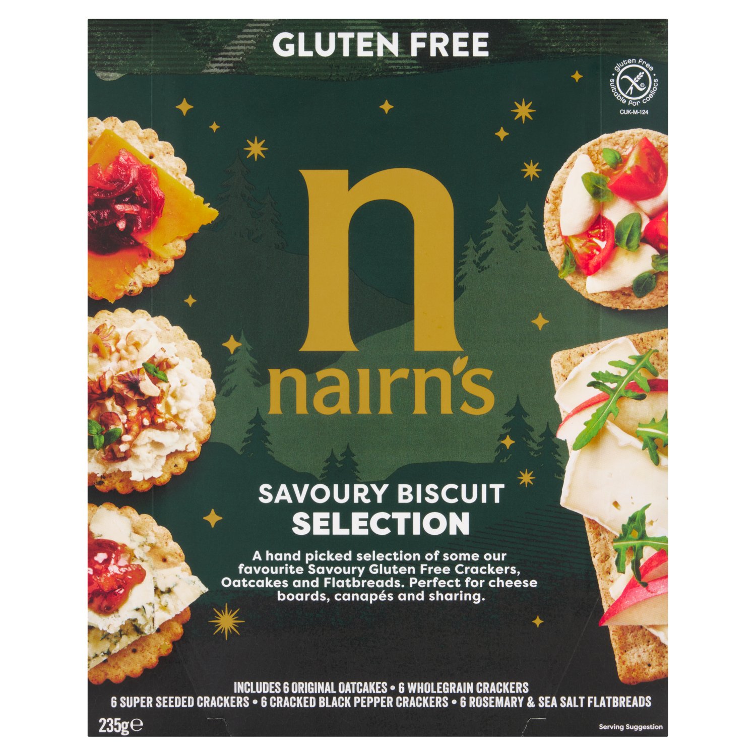 Nairns Gluten Free Savoury Biscuit Selection (235 g)