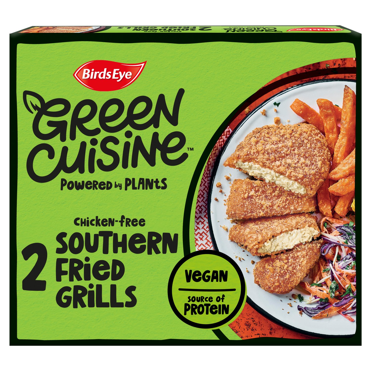 Birds Eye Green Cuisine 2 Chicken-Free Southern Fried Grills (170 g)