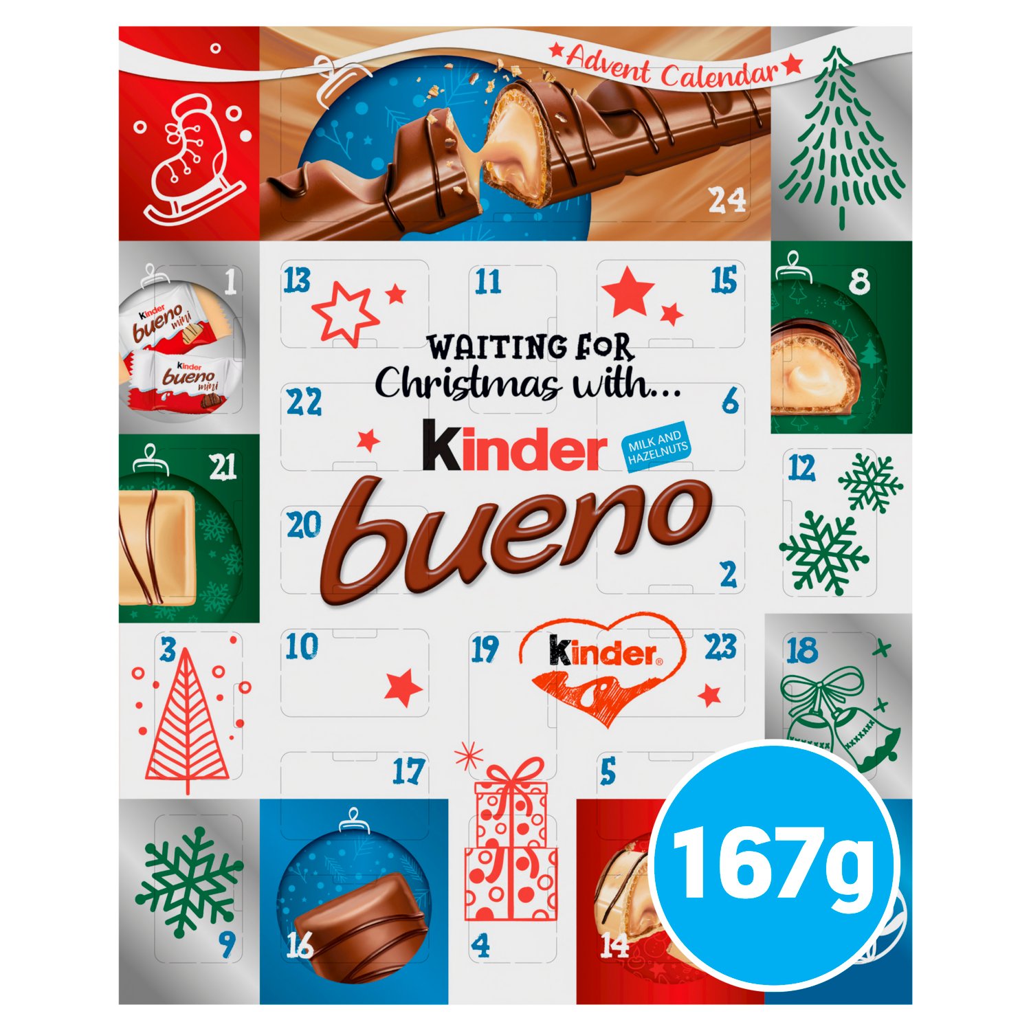 Kinder Bueno Advent Calendar (167 g)