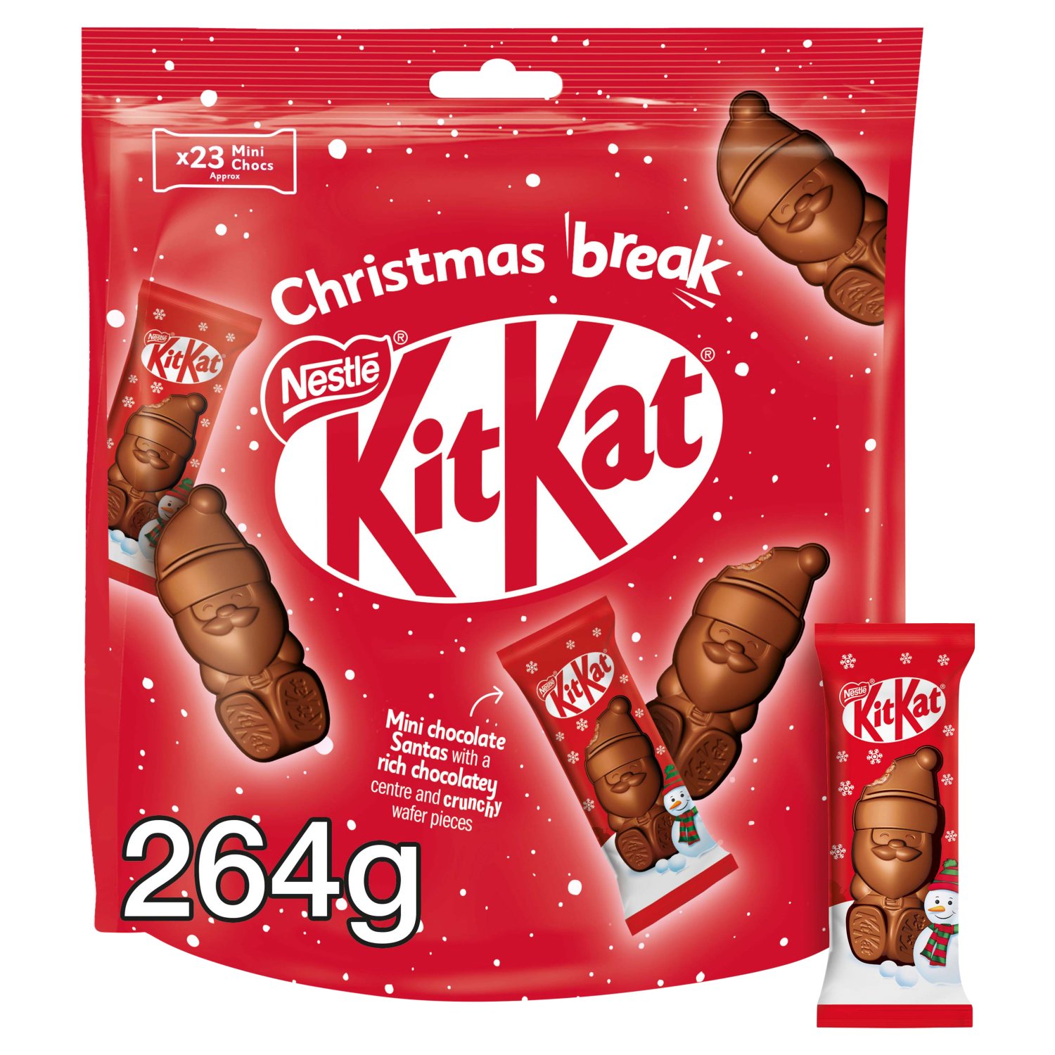 Kit Kat Santa Large Pouch (264 g)
