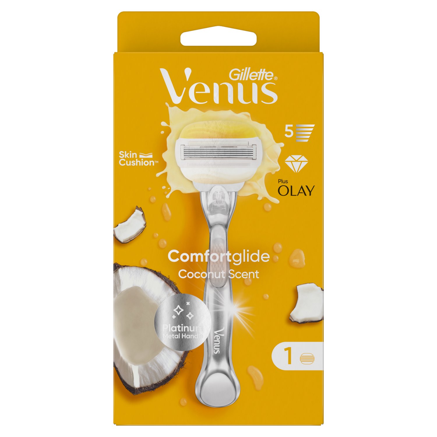 Venus Comfortglide Coconut plus Olay Women's Razor (1 Piece)