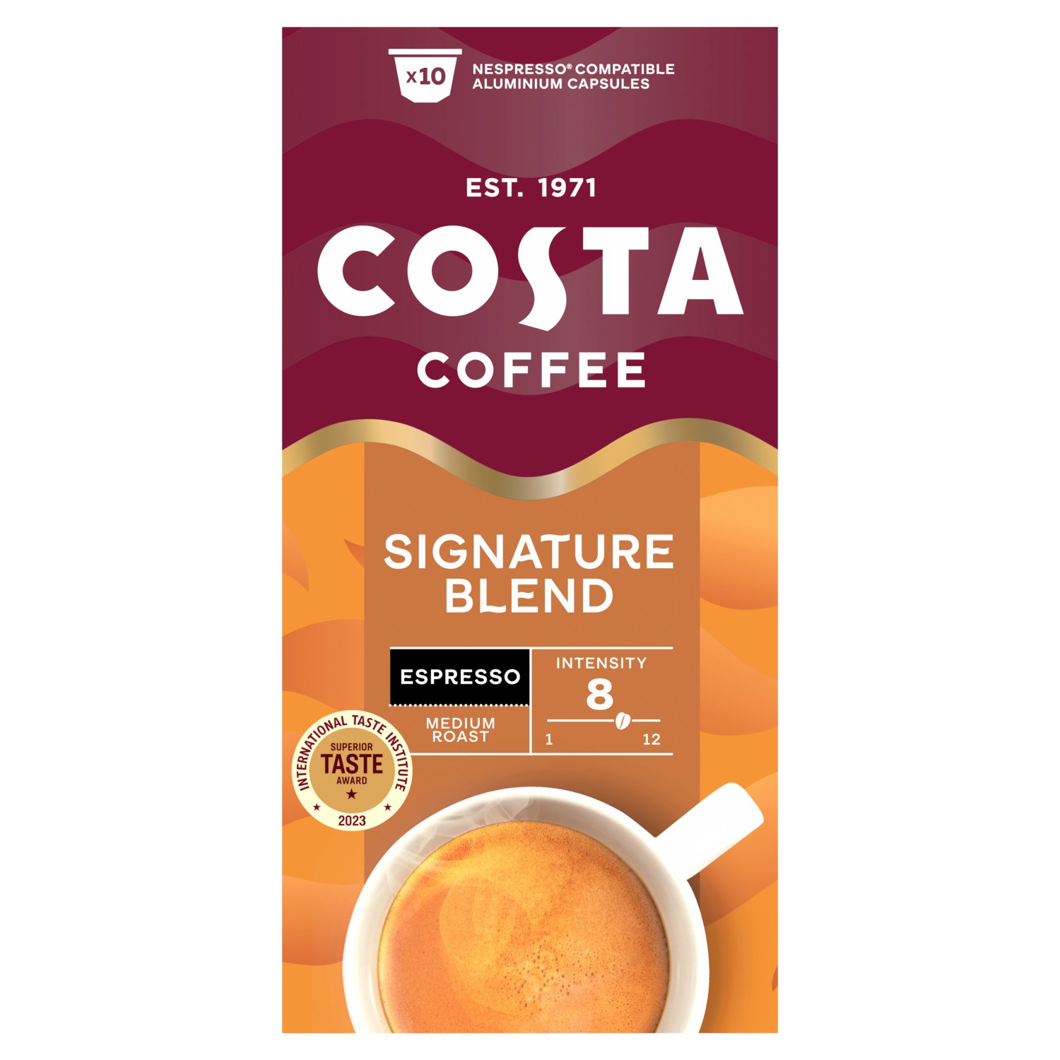 Costa Coffee Lively Signature Blend Espresso 10 Pack (55 g)