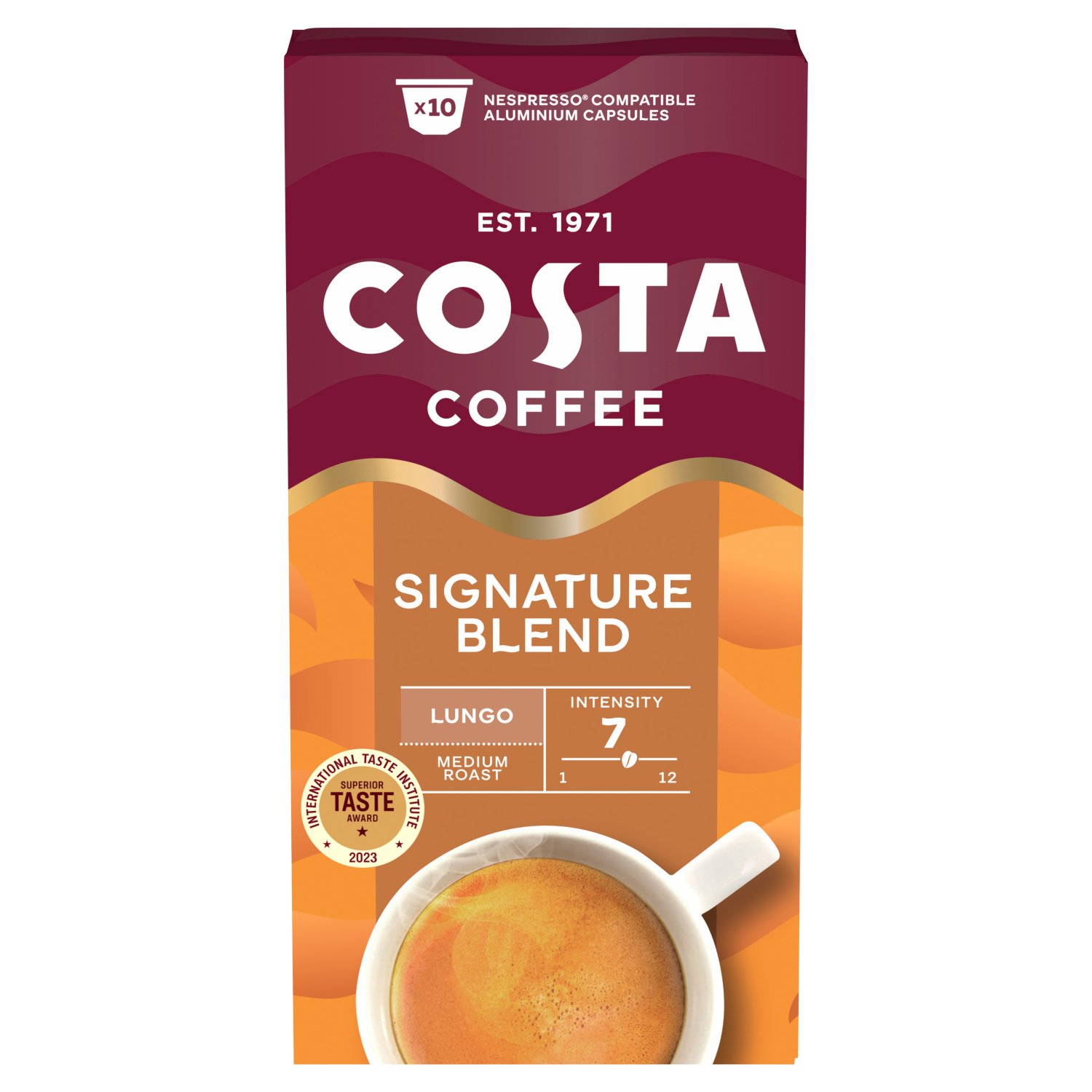 Costa Coffee Nespresso Signature Blend Lungo 10 Pack (55 g)