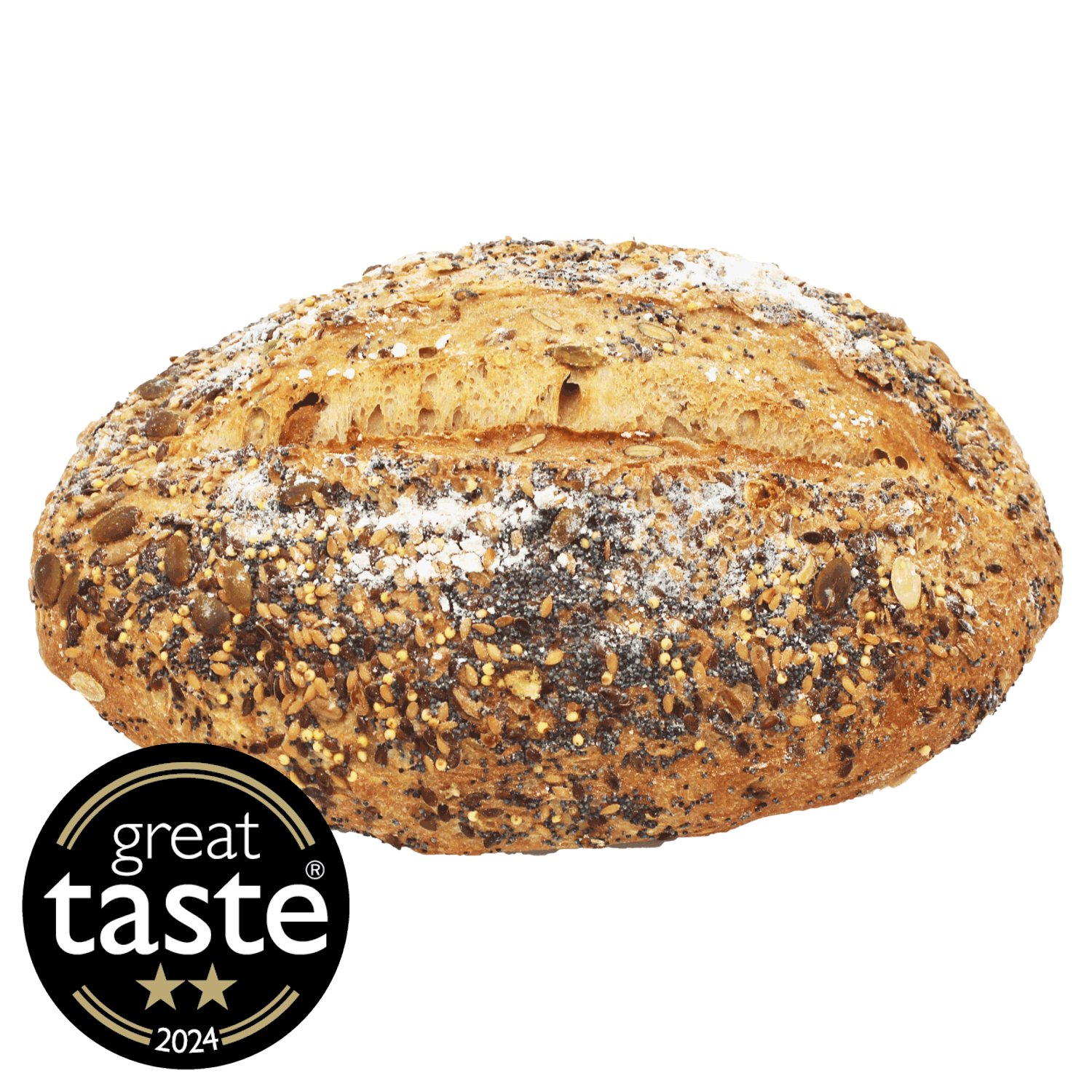 Hand Crafted Seeded Sourdough Bloomer (655 g)