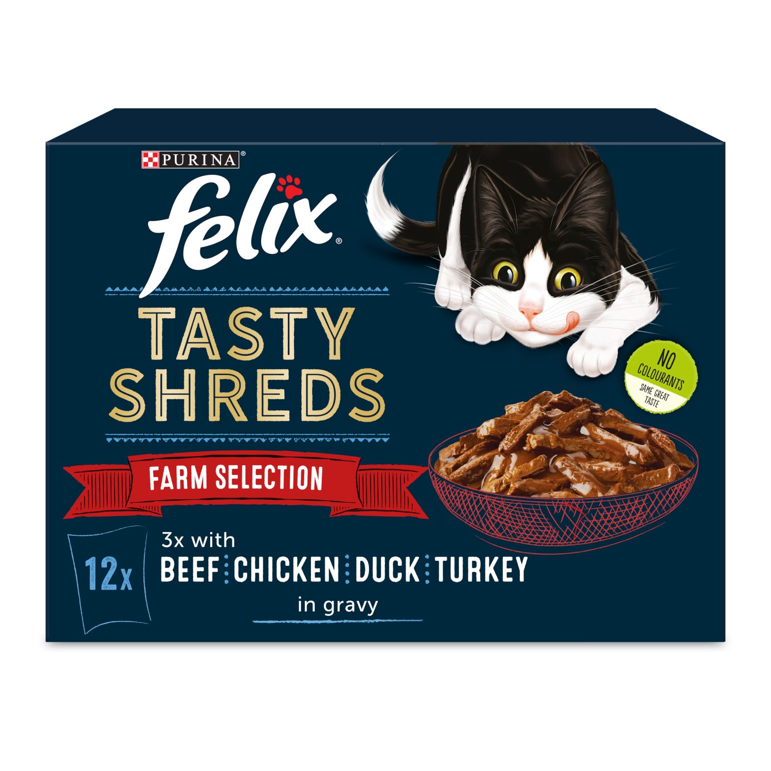 Felix Tasty Shreds Farmhouse (960 g)