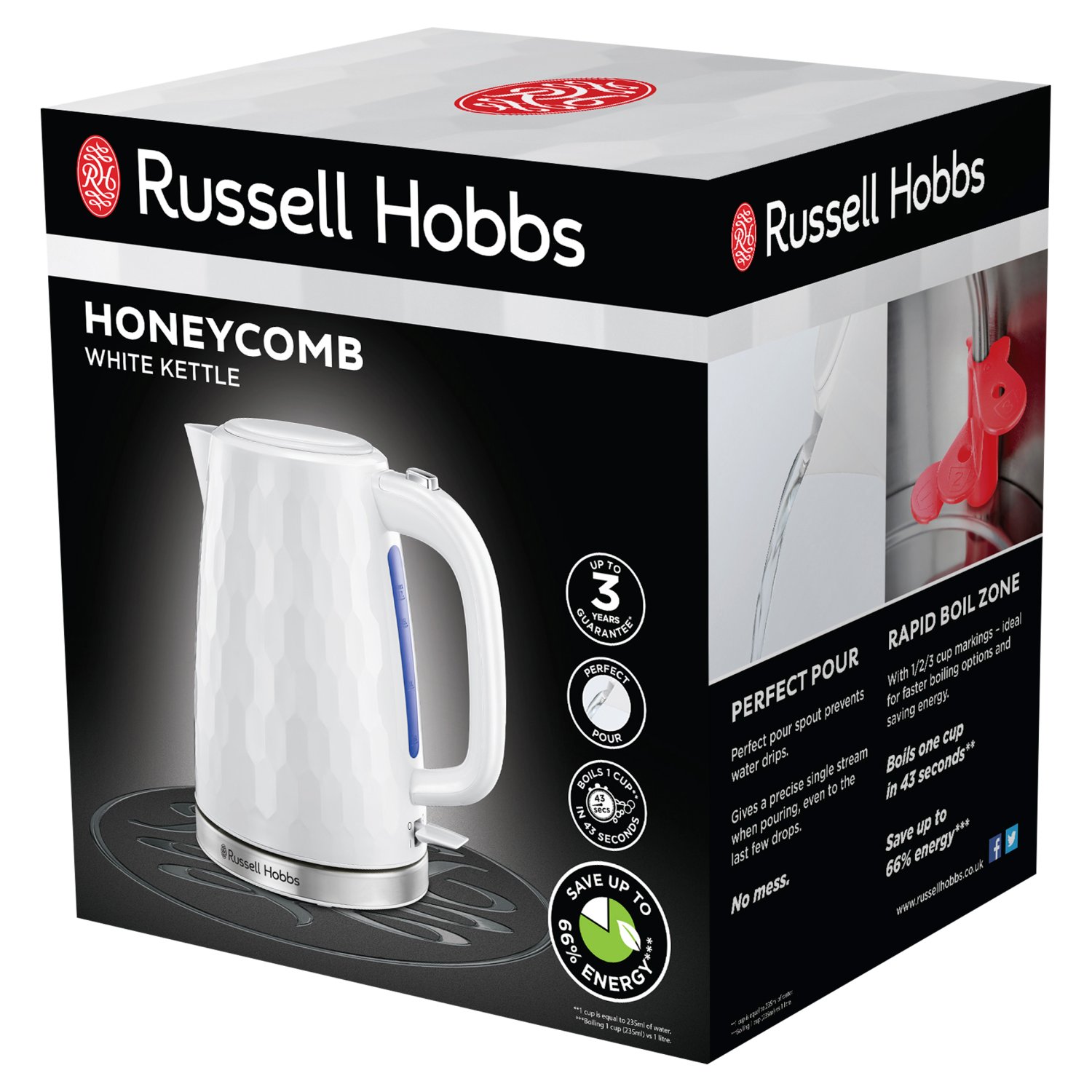 Russell Hobbs Honeycomb Kettle (1 Piece)