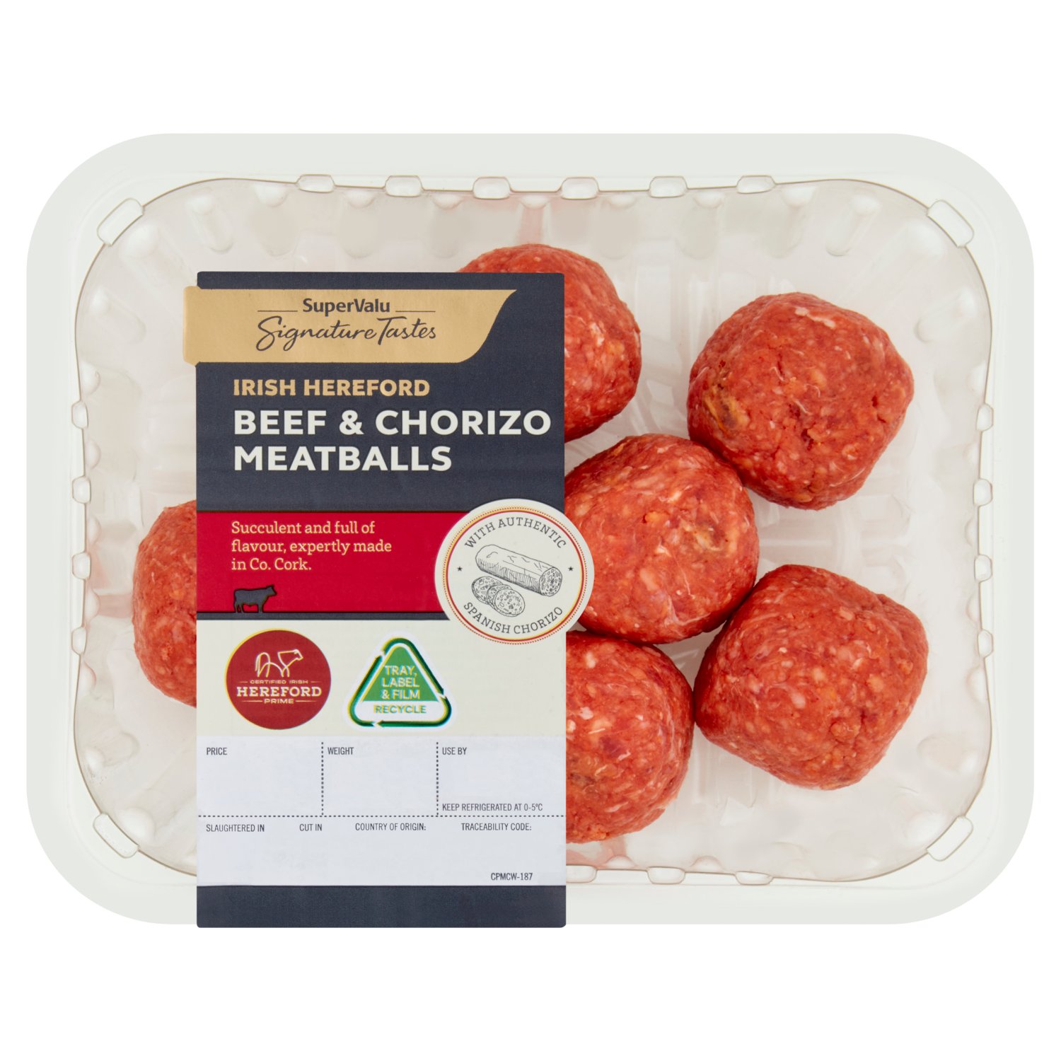 SuperValu Signature Tastes Beef & Chorizo Meatballs (360 g)