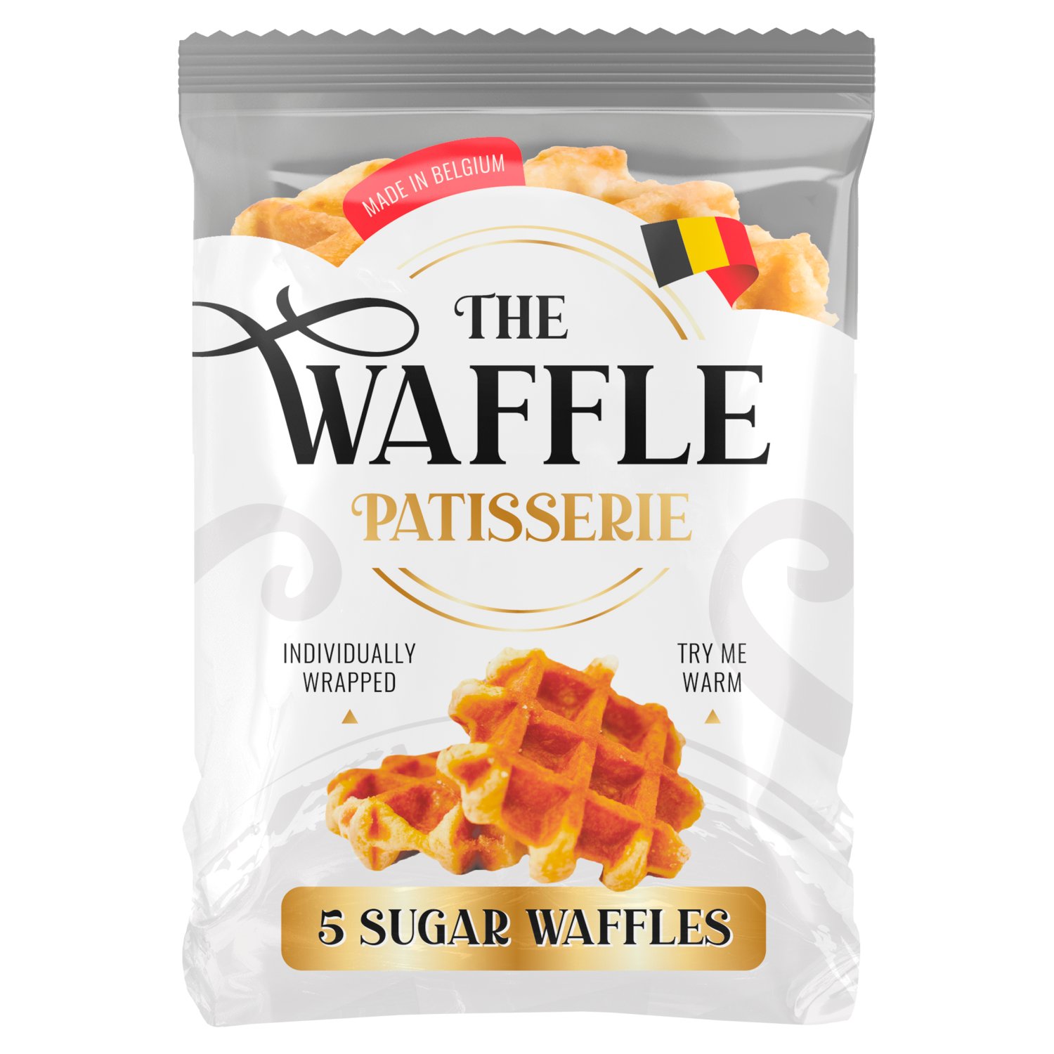 The Waffle Patisserie Sugar Waffles 5 Pack (55 g)