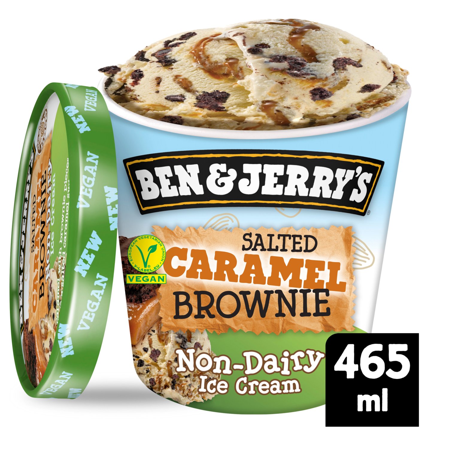 Ben & Jerry's Non Dairy Salted Caramel Brownie (465 ml)
