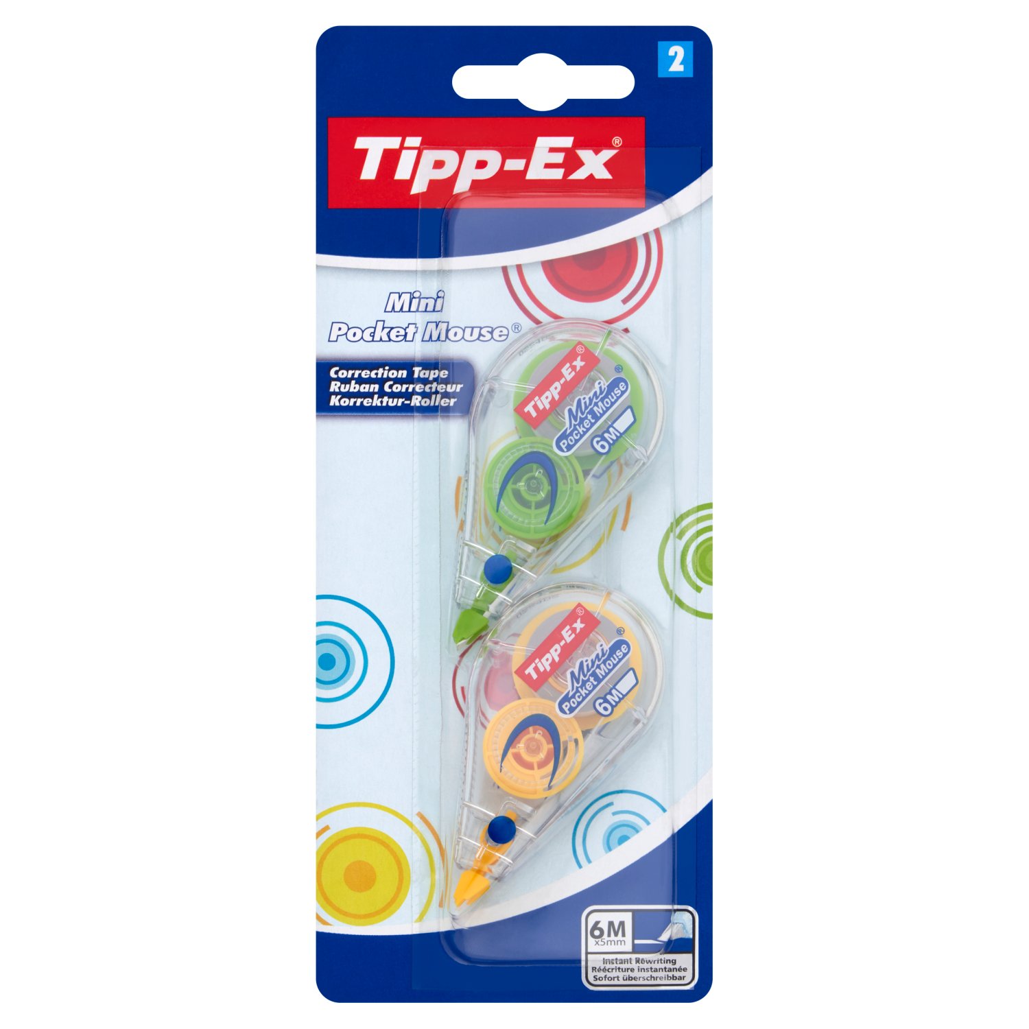 Tipp-Ex Mini Pocket Mouse 2 Pack (1 Piece)