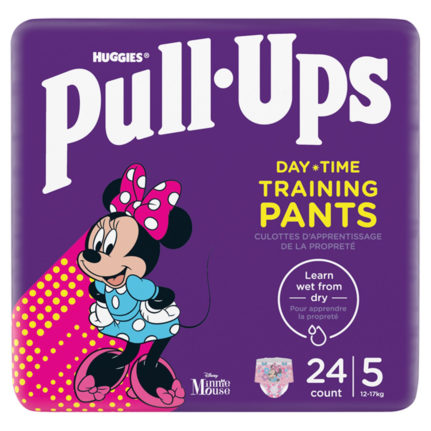 Huggies Pull-Ups Day Time Nappy Pants Girl Size 5 (24 Piece)