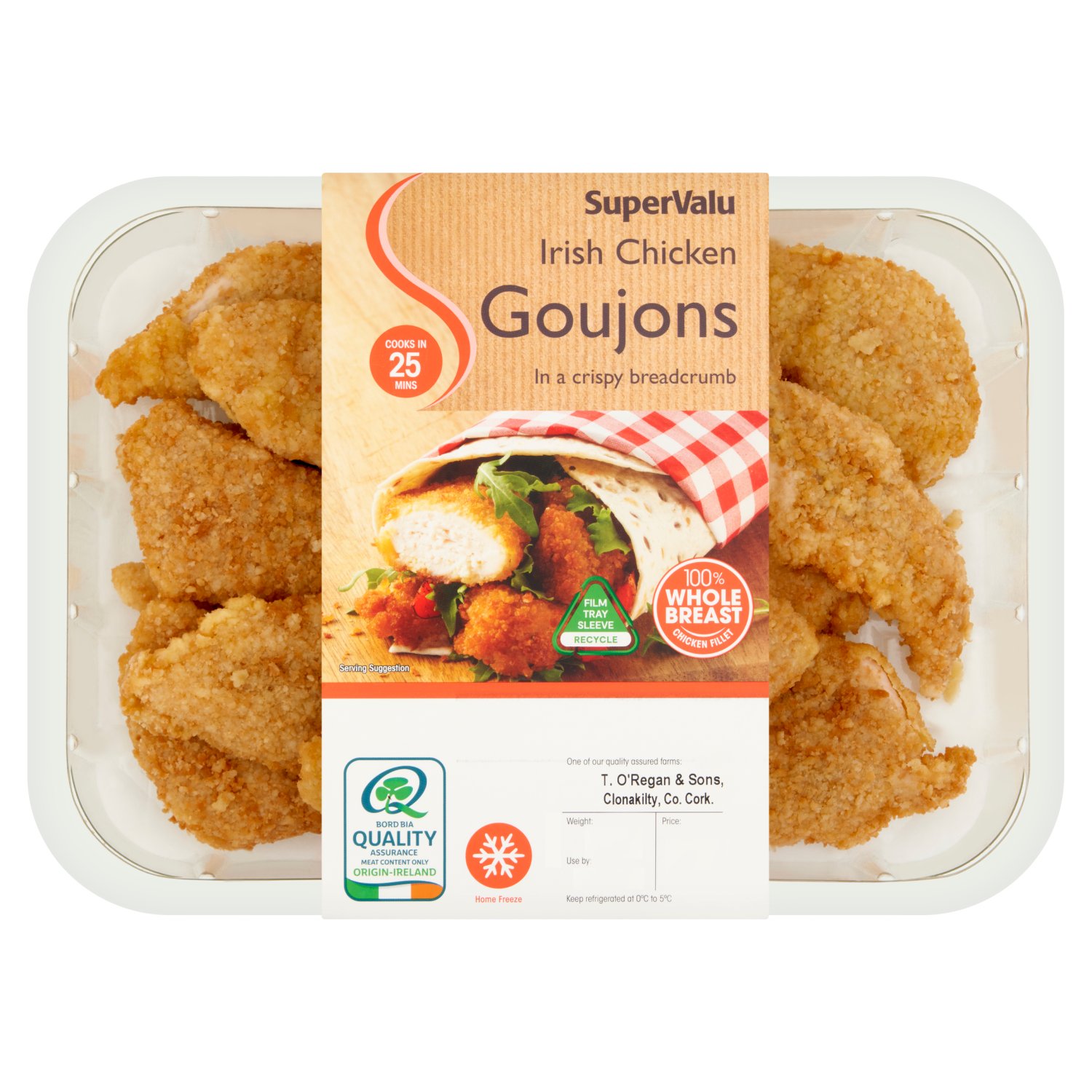 SuperValu Fresh Irish Breaded Chicken Goujons (550 g)