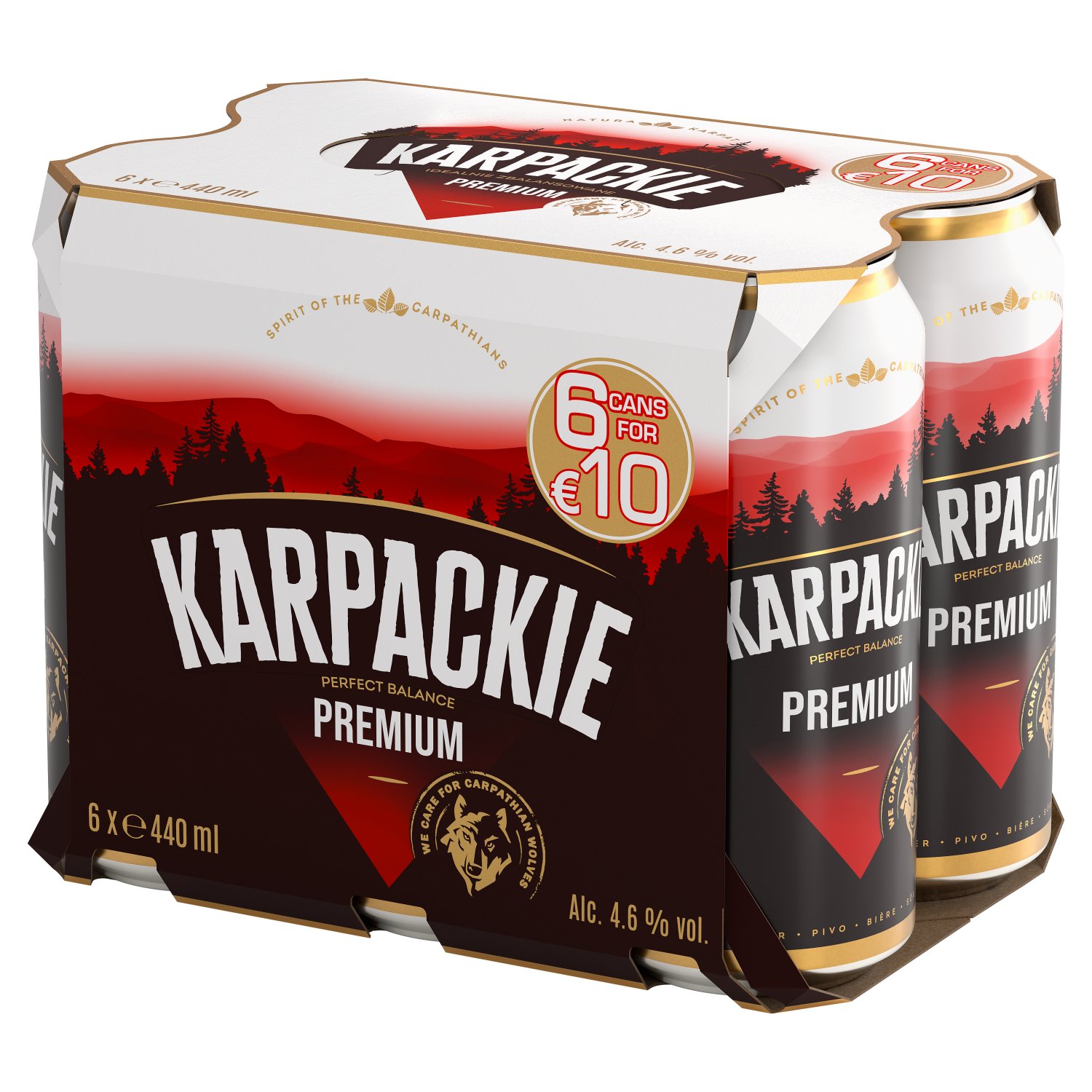 Karpackie Premium Can 6 Pack (440 ml)