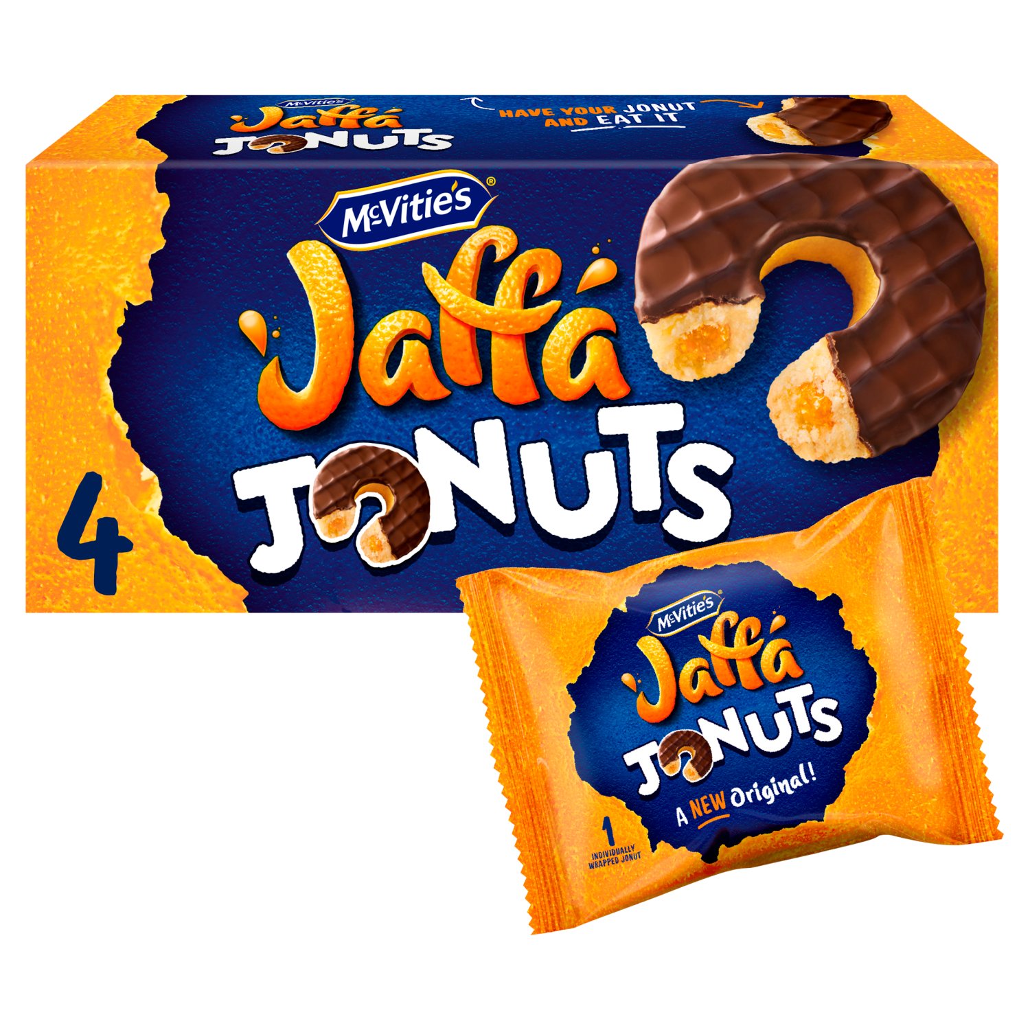 McVitie's Jaffa Jonuts 4 Pack (43 g)