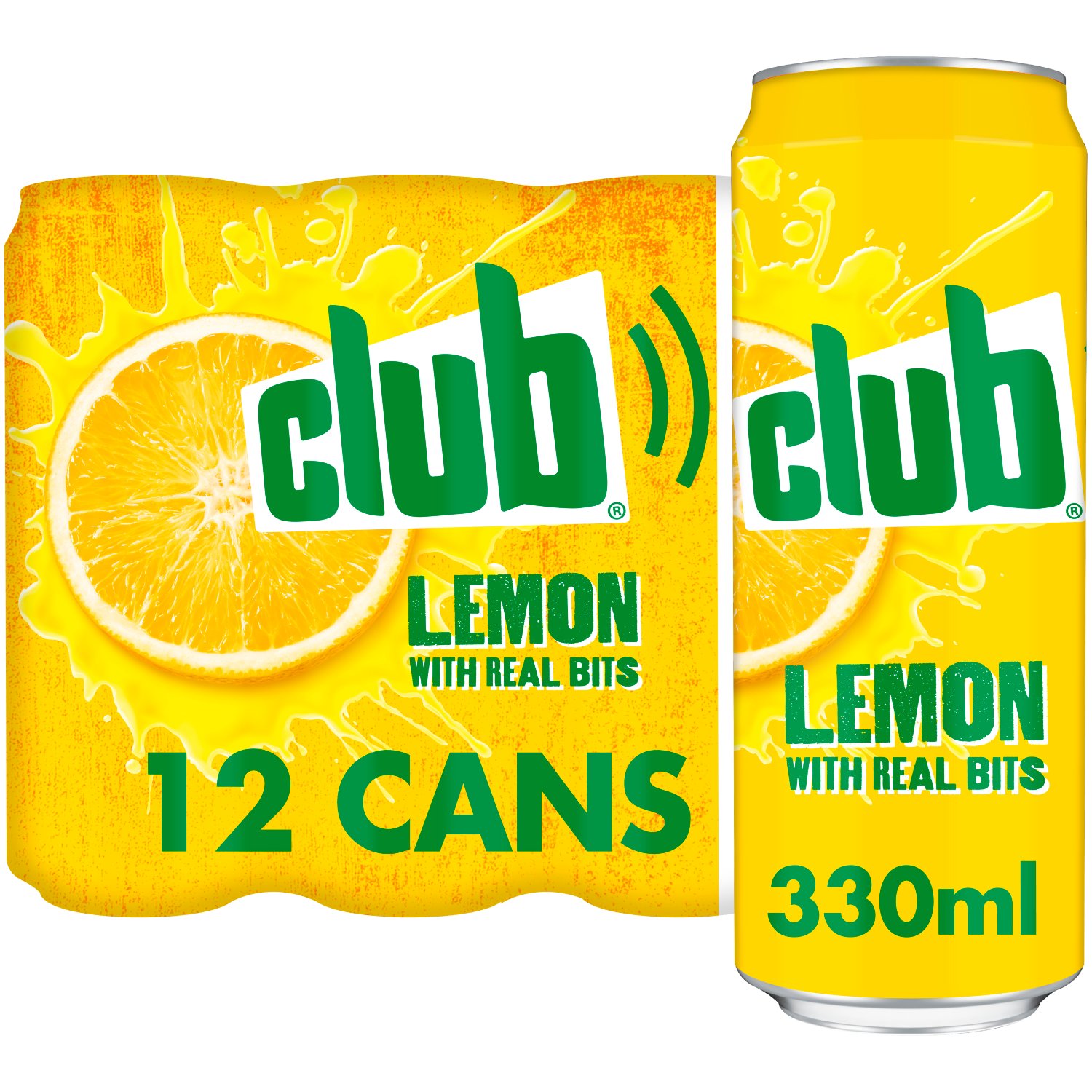 Club Lemon Can 12 Pack (330 ml)