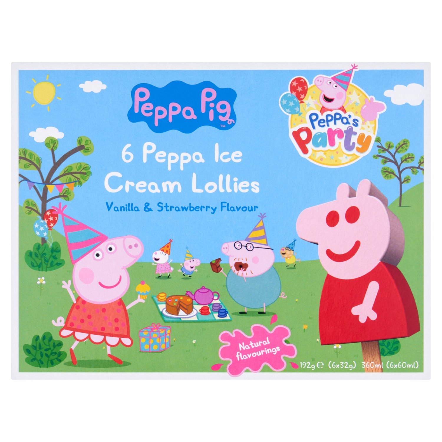 Peppa Pig Ice Cream Lollies (60 ml)