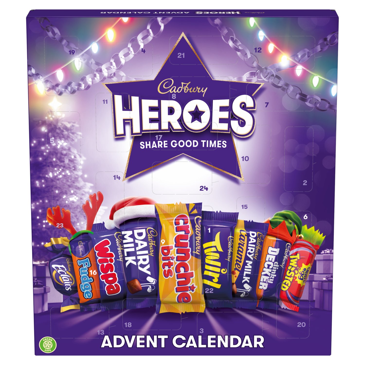 Cadbury Heroes Chocolate Advent Calendar (230 g)