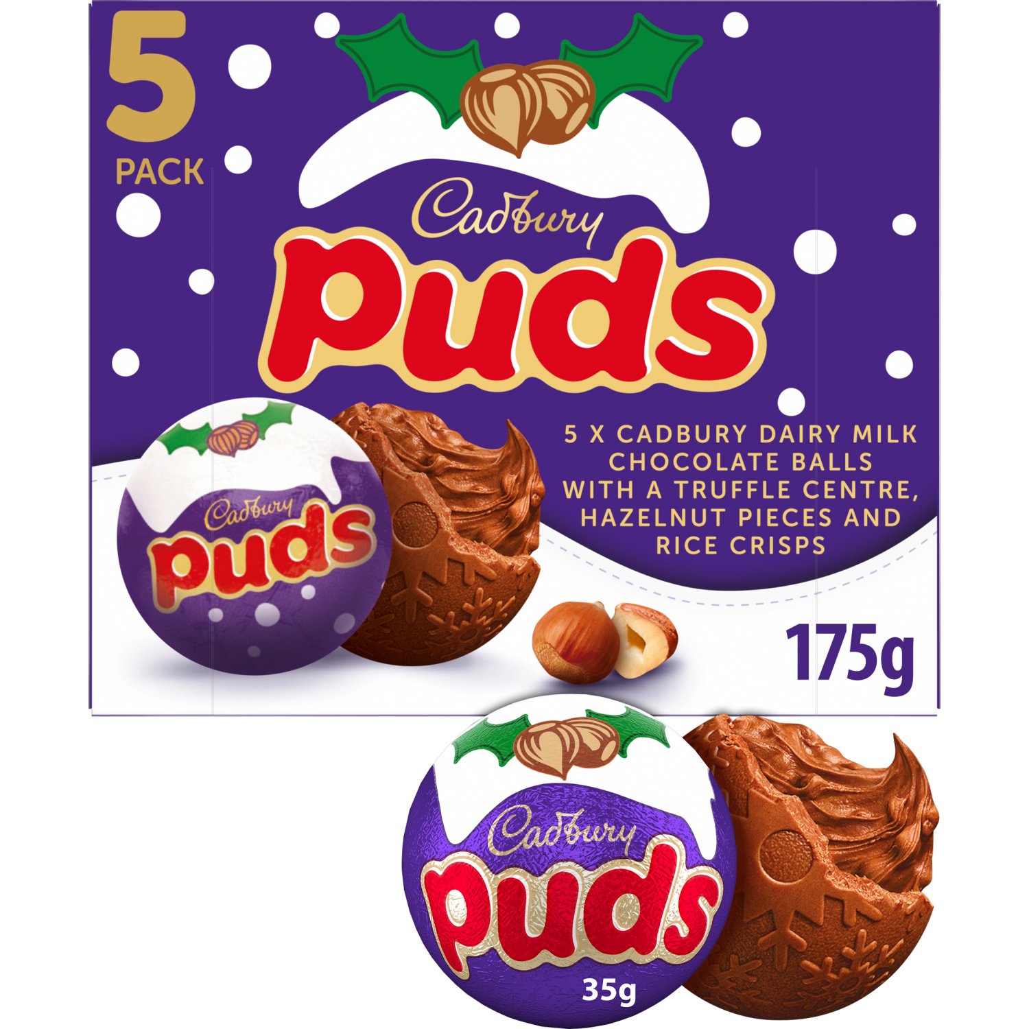 Cadbury Puds 5pack Multipack (35 g)