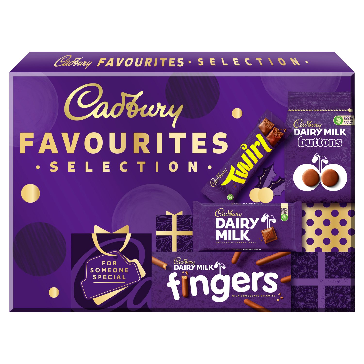 Cadbury Favourites Milk Chocolate Selection Box (370 g)