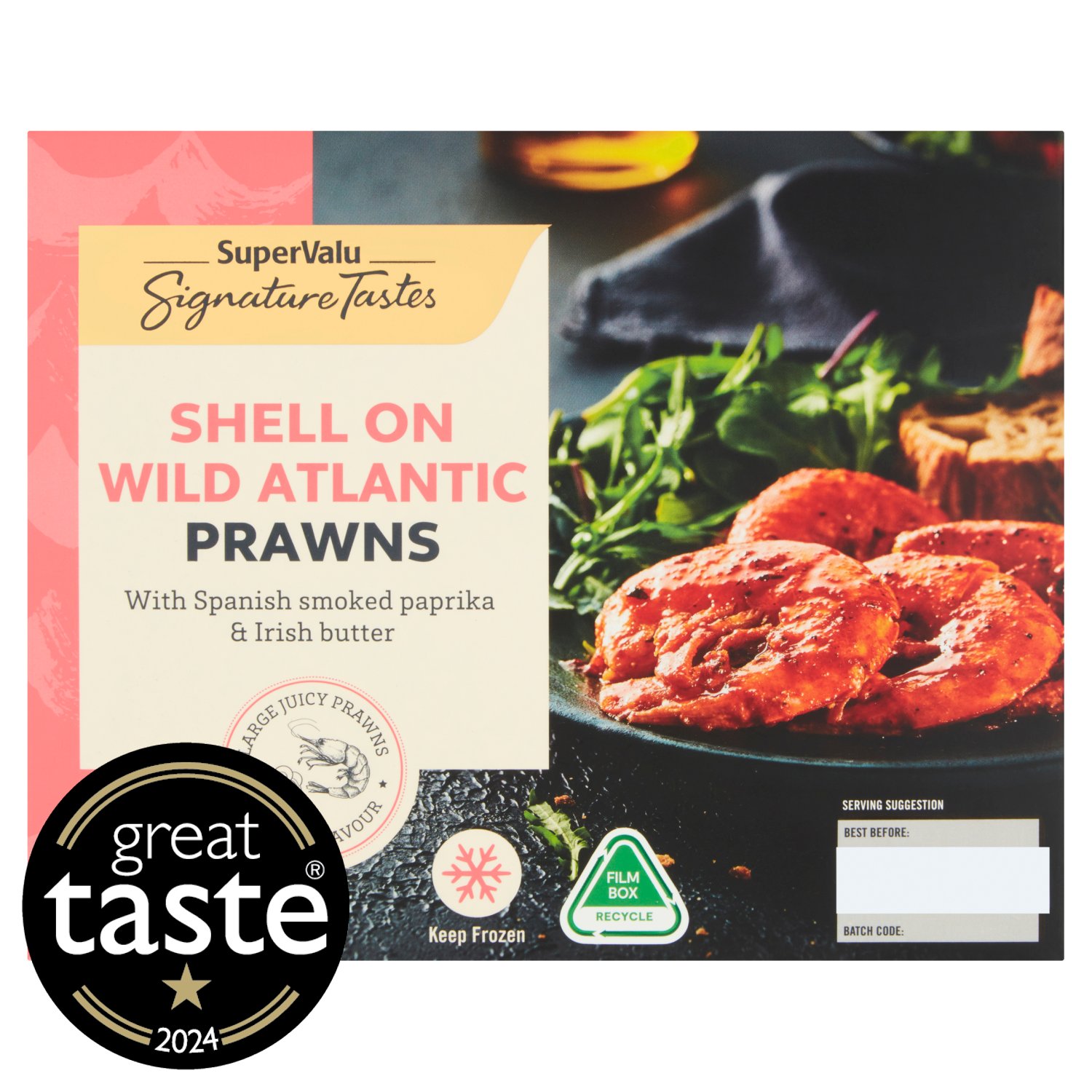SuperValu Signature Tastes Wild Atlantic Prawns With Smoked Paprika & Butter (220 g)
