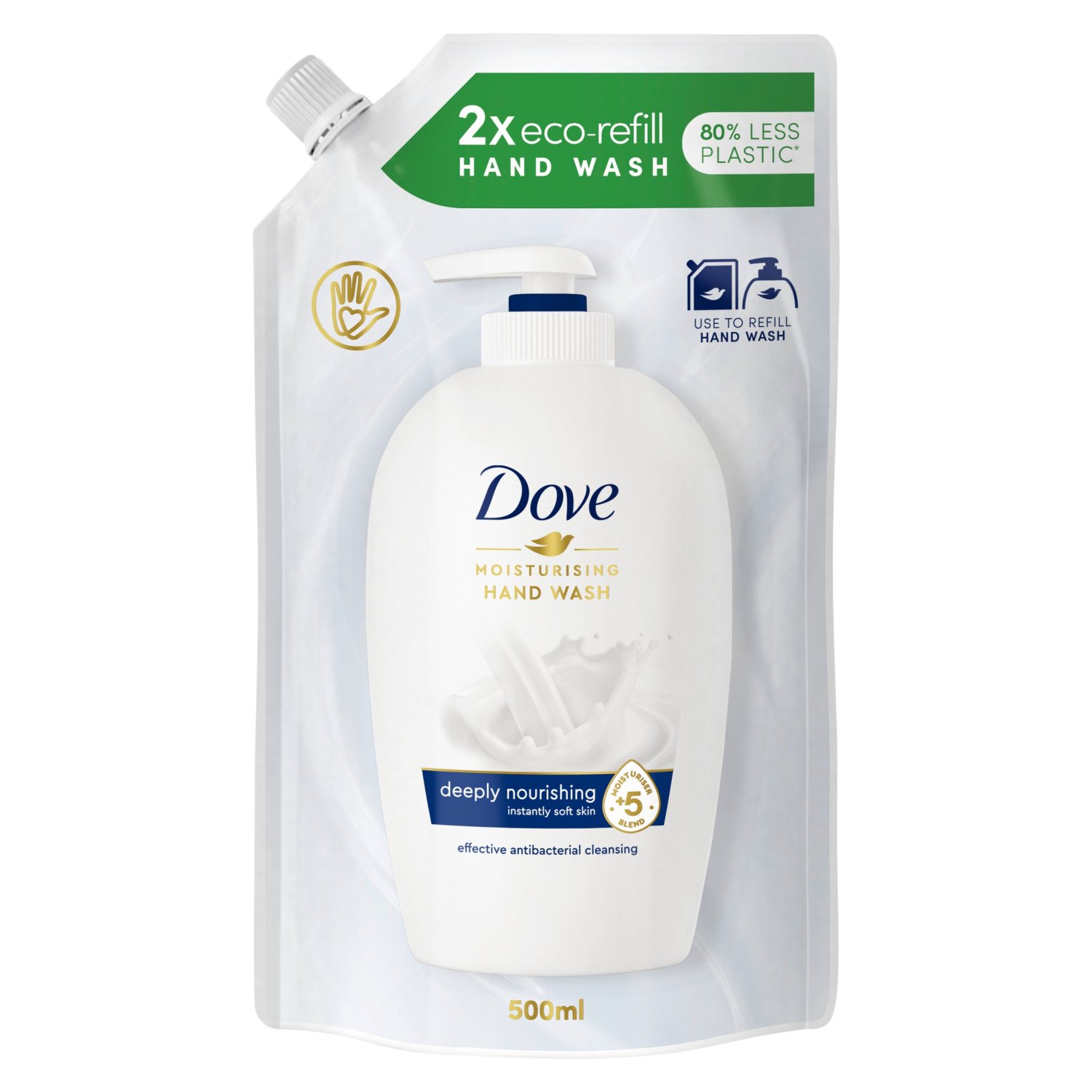 Dove Original Liquid Hand Wash Refill Pouch (500 ml)